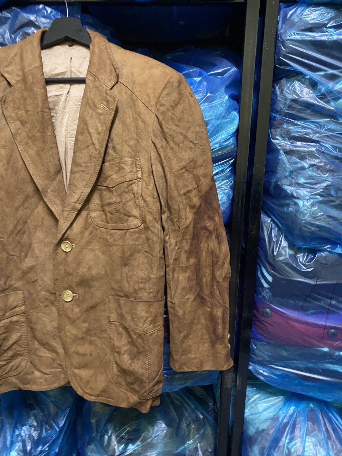Vintage Vintage Colandy Brown Leather Soft Lambskin Sports Coat Size US M / EU 48-50 / 2 - 4 Thumbnail