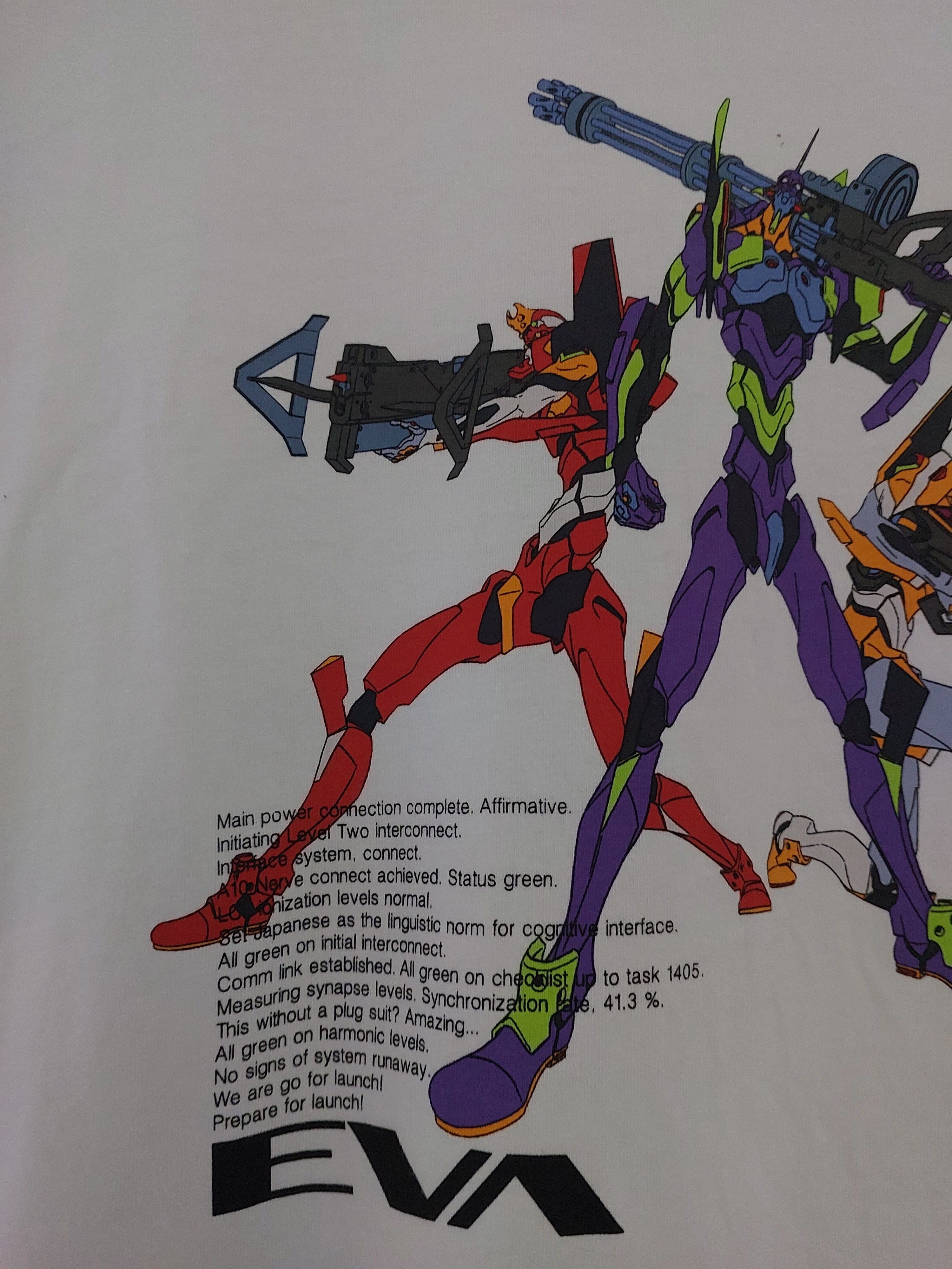 Anime EVANGELION ANIME T-SHIRT Size US XXL / EU 58 / 5 - 5 Thumbnail