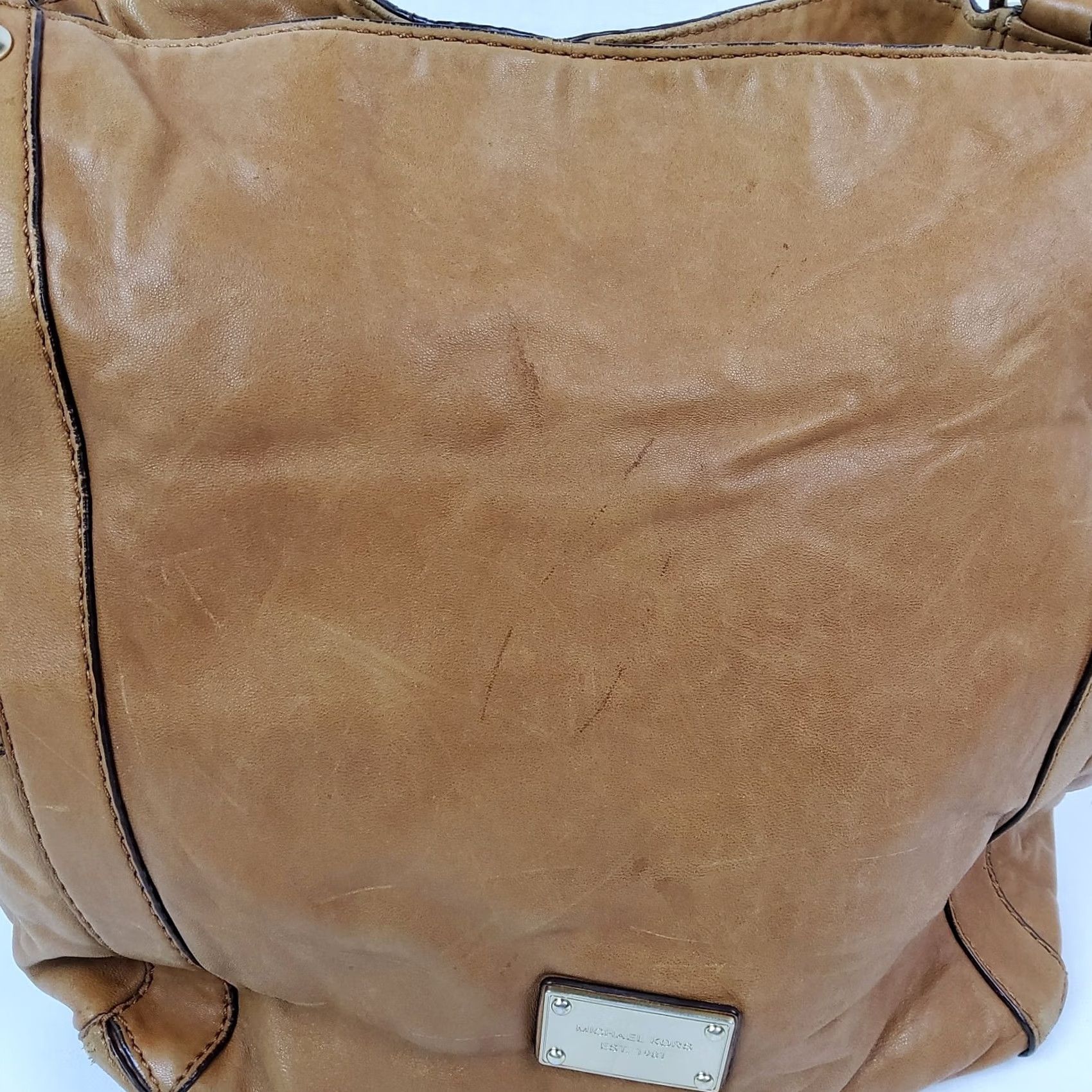 Michael Kors Michael Kors Shoulder Bag Leather Purse Women Large Brown Slouchy Exterior Leather Size ONE SIZE - 2 Thumbnail