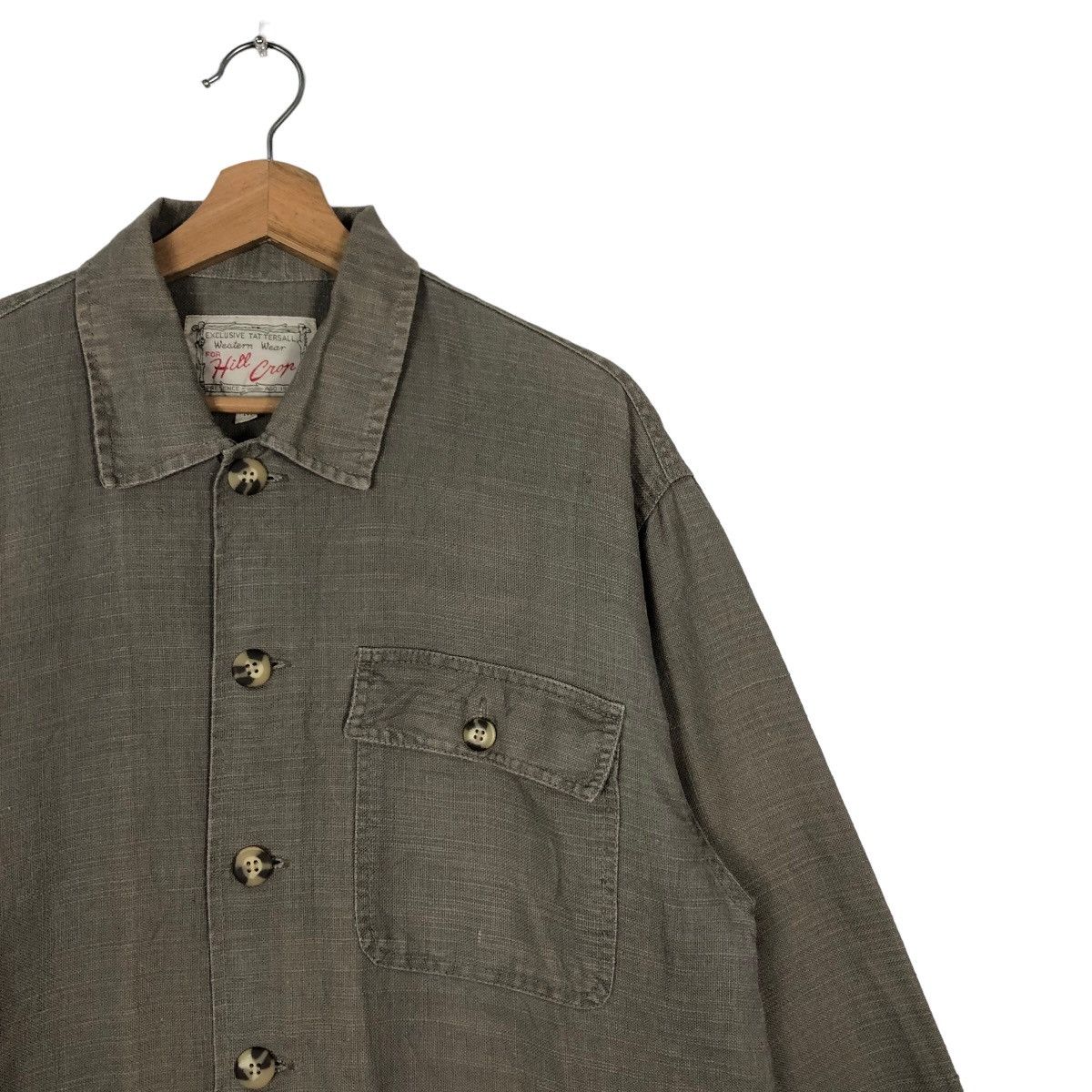 Issey Miyake 🔥Vintage Hikory Chore Jacket Hill Crop Western Made Design Size US M / EU 48-50 / 2 - 6 Thumbnail