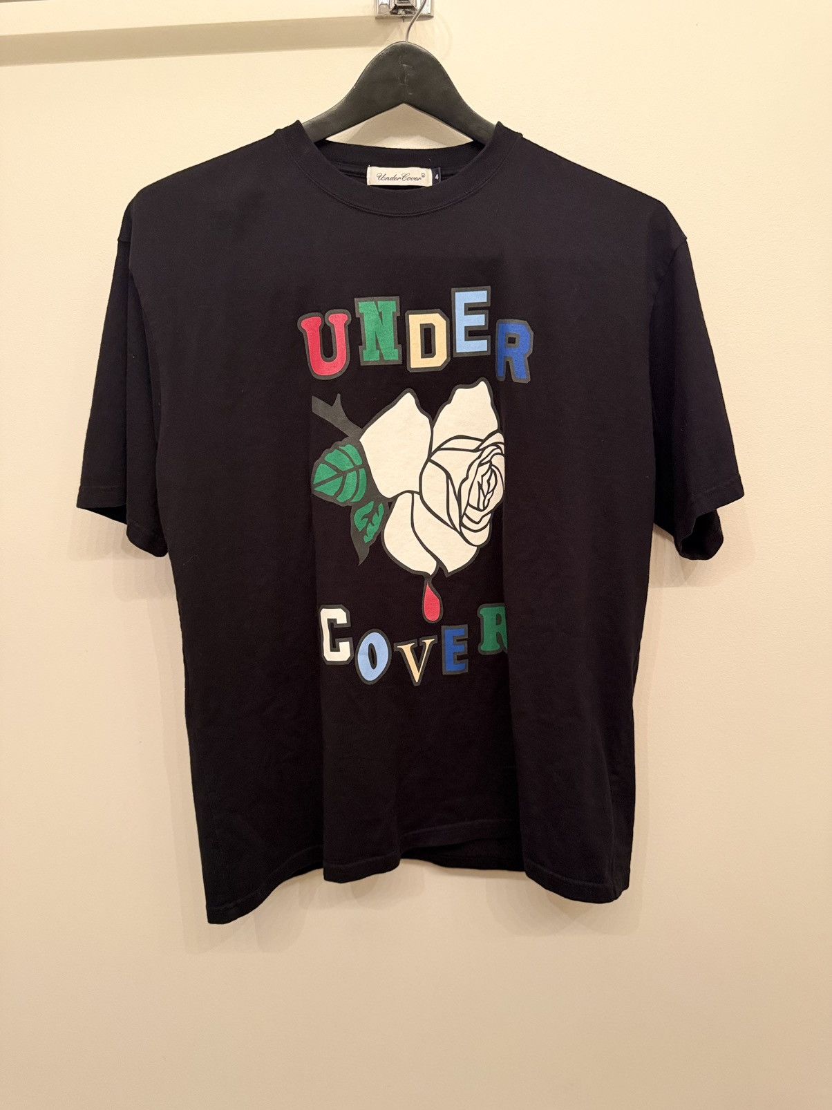 Undercover Undercover Rose T-Shirt Black Size 4 Size US L / EU 52-54 / 3 - 1 Thumbnail
