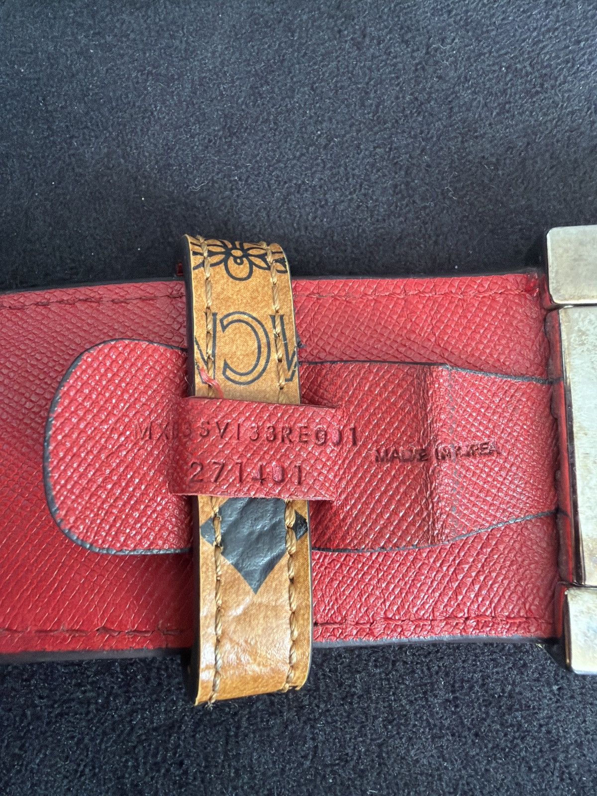MCM Mcm reversible belt Size 34 - 4 Thumbnail