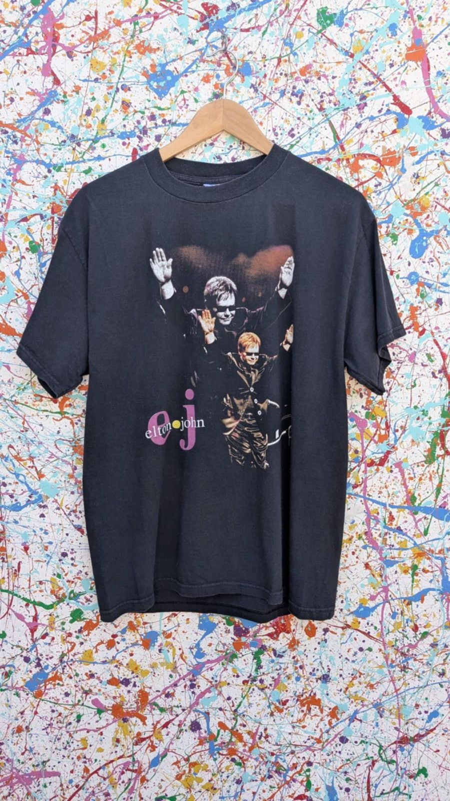 Delta Vintage Elton John tshirt 90s world tour band tee large Size US L / EU 52-54 / 3 - 1 Thumbnail