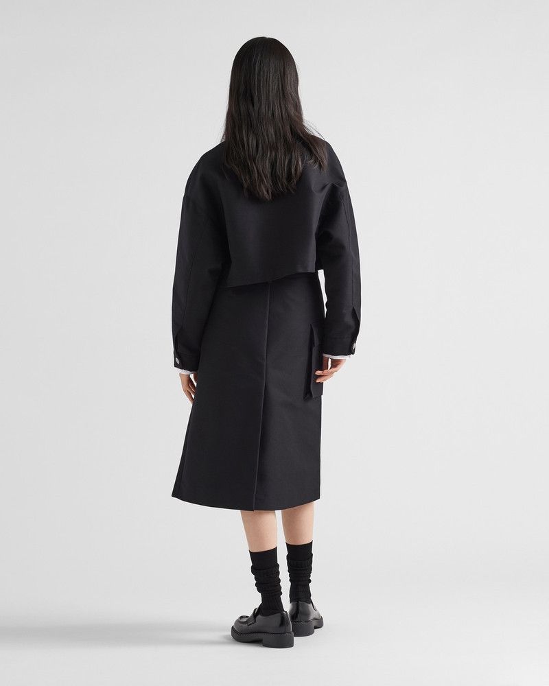 Prada o1B3y1r0426 Technical Canvas Blouson Jacket in Black Size XXS / US 00 / IT 34 - 5 Thumbnail