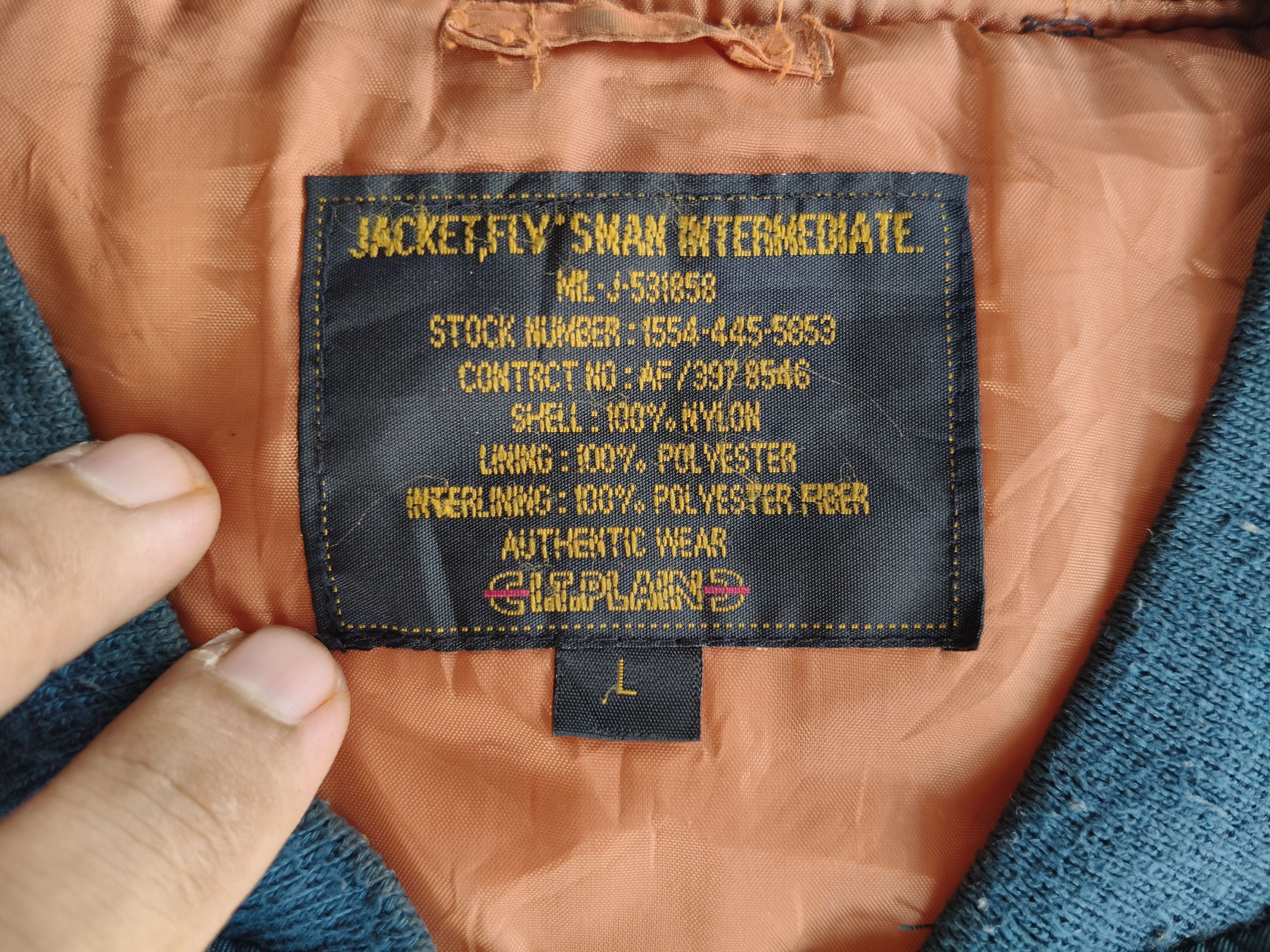Japanese Brand Bomber Jacket Fly' Sman Size US L / EU 52-54 / 3 - 10 Thumbnail