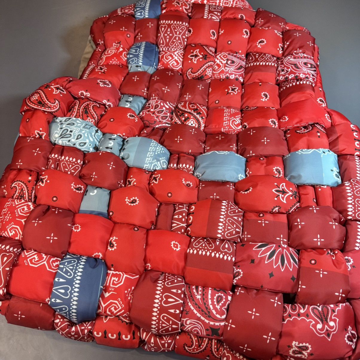 Kapital Kapital Bandana Woven Nylon KEEL Vest Size 4 XL Red Size US XL / EU 56 / 4 - 7 Thumbnail