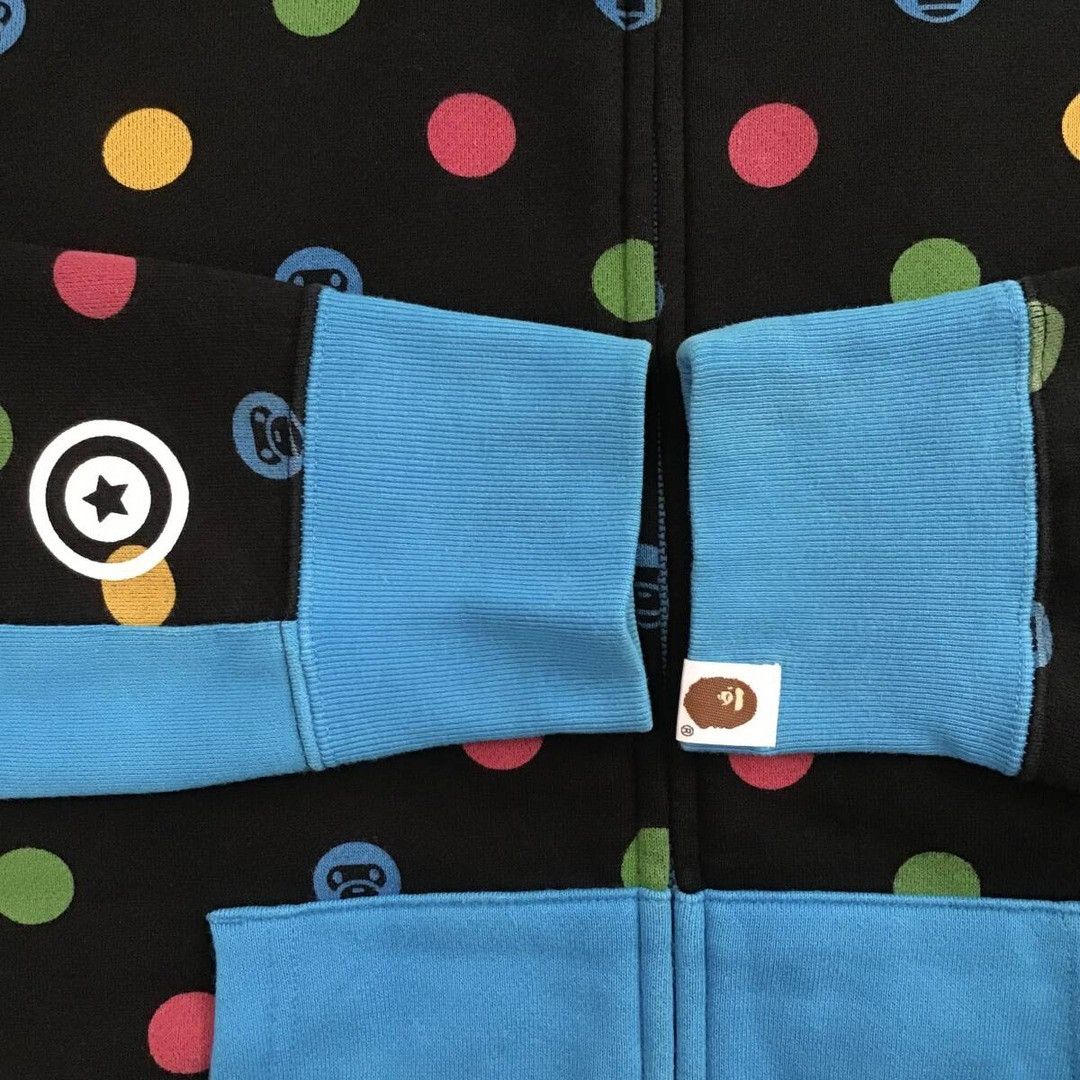 Bape BAPE Dot Milo Shark Full Zip Hoodie a bathing ape Size US S / EU 44-46 / 1 - 6 Thumbnail