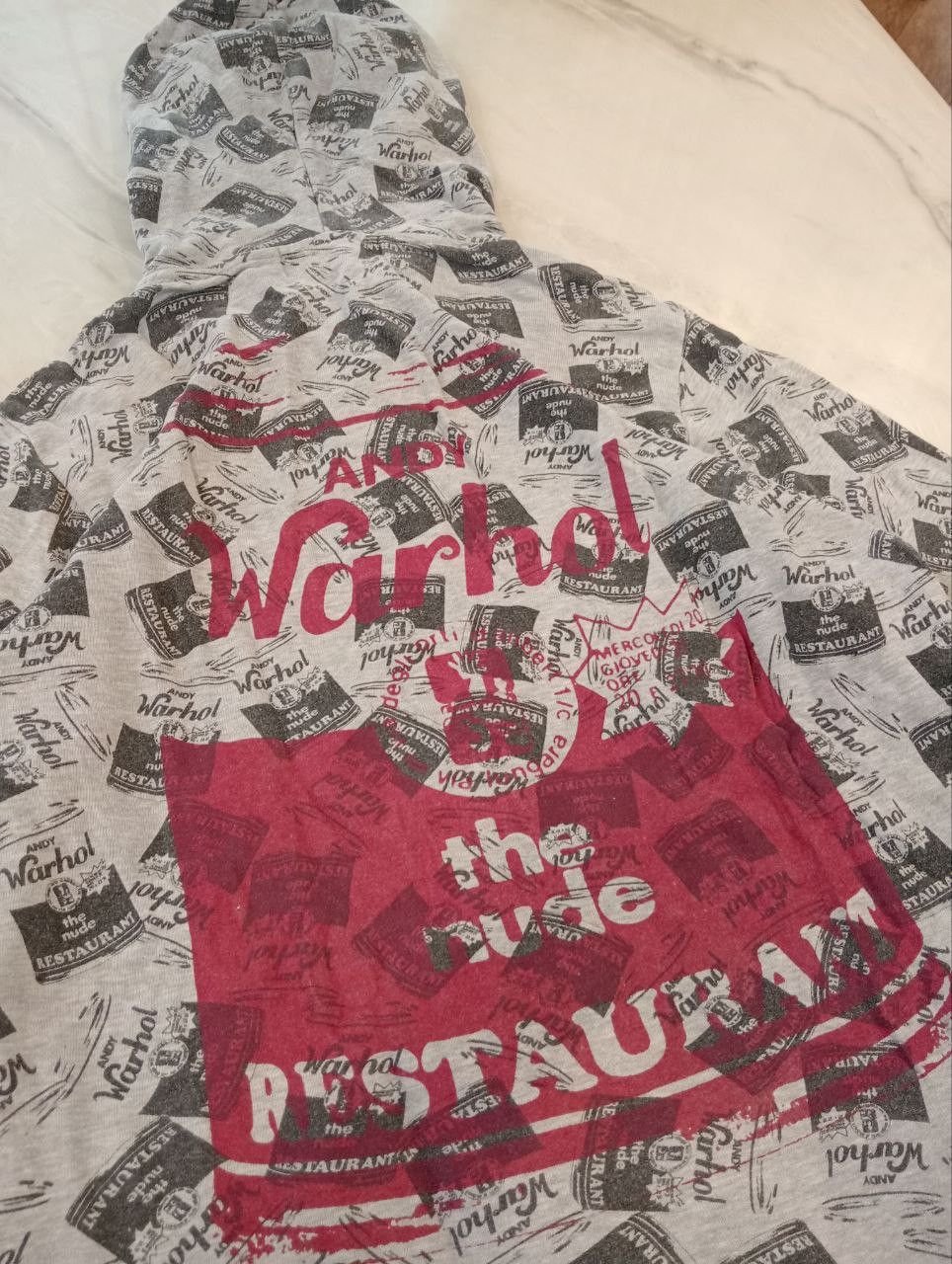 Andy Warhol × Hysteric Glamour HYSTERIC GLAMOUR X ANDY WARHOL THE NUDE RESTAURANT HOODIE Size US S / EU 44-46 / 1 - 3 Thumbnail