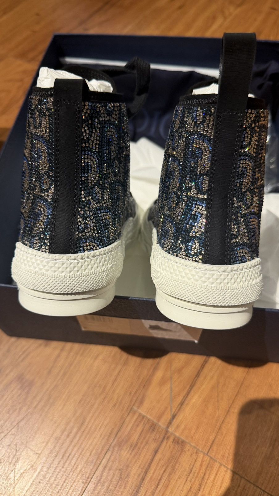 Dior Dior B23 High 'Dior Oblique Strass Size US 6.5 / IT 36.5 - 5 Thumbnail
