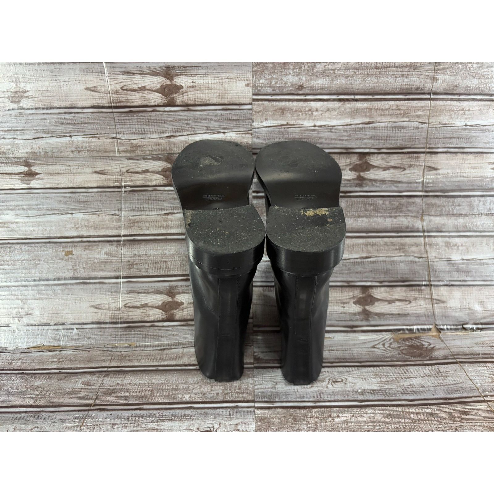 Jil Sander Jil Sander chunky leather boots size 39 US 6.5 black mspr $1 Size US 6.5 / EU 39-40 - 5 Thumbnail