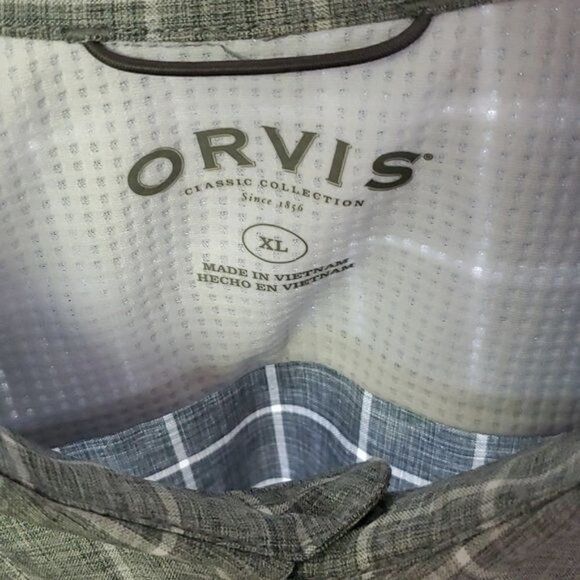 Orvis Orvis Classic Collection Logo Grey & White Short Sleeve Butt Size US XL / EU 56 / 4 - 5 Thumbnail