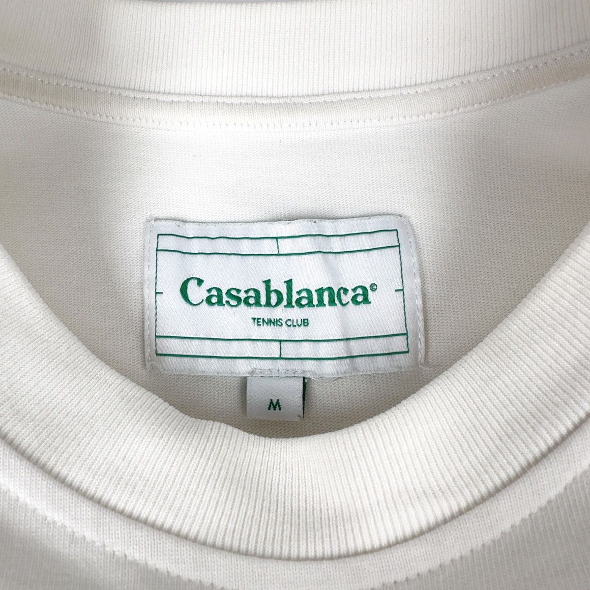 Casablanca Casablanca Tennis Club Monaco T-Shirt Mens Medium White Size US M / EU 48-50 / 2 - 4 Thumbnail
