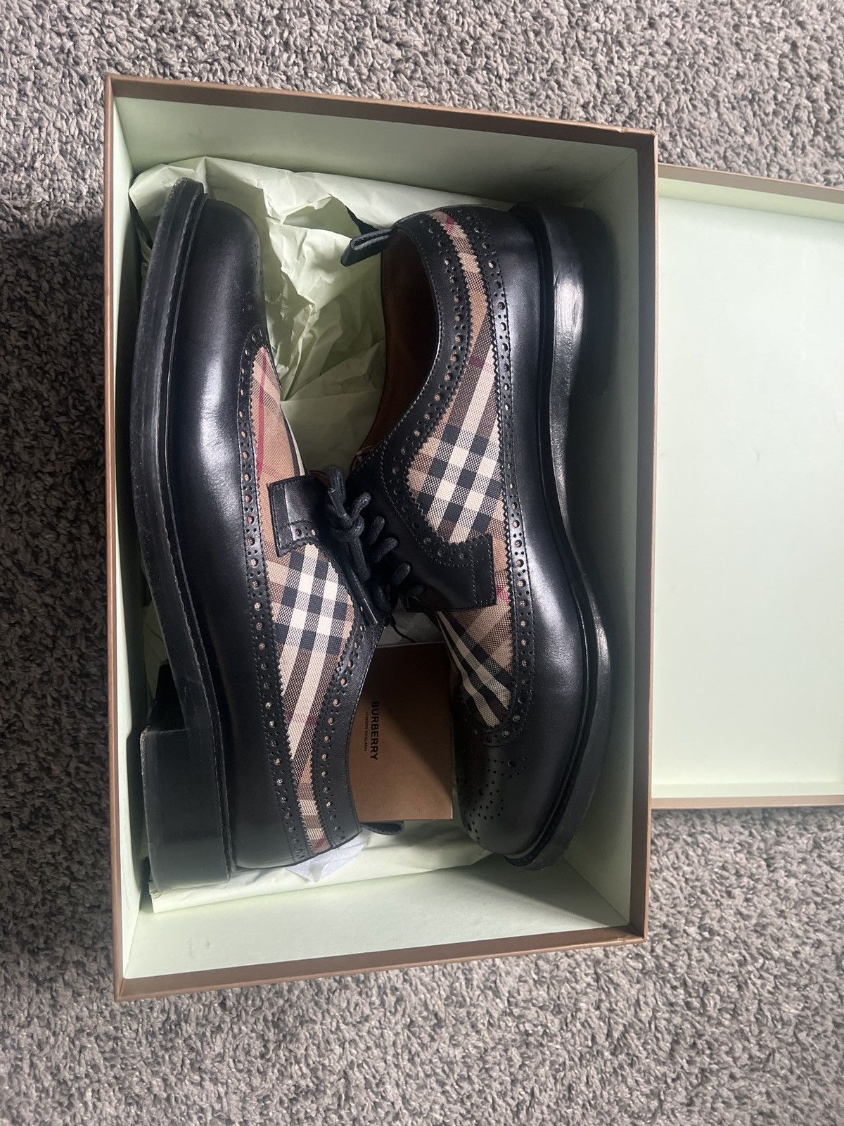 Burberry Burberry Leather Dress Shoes Size US 10 / EU 43 - 5 Thumbnail