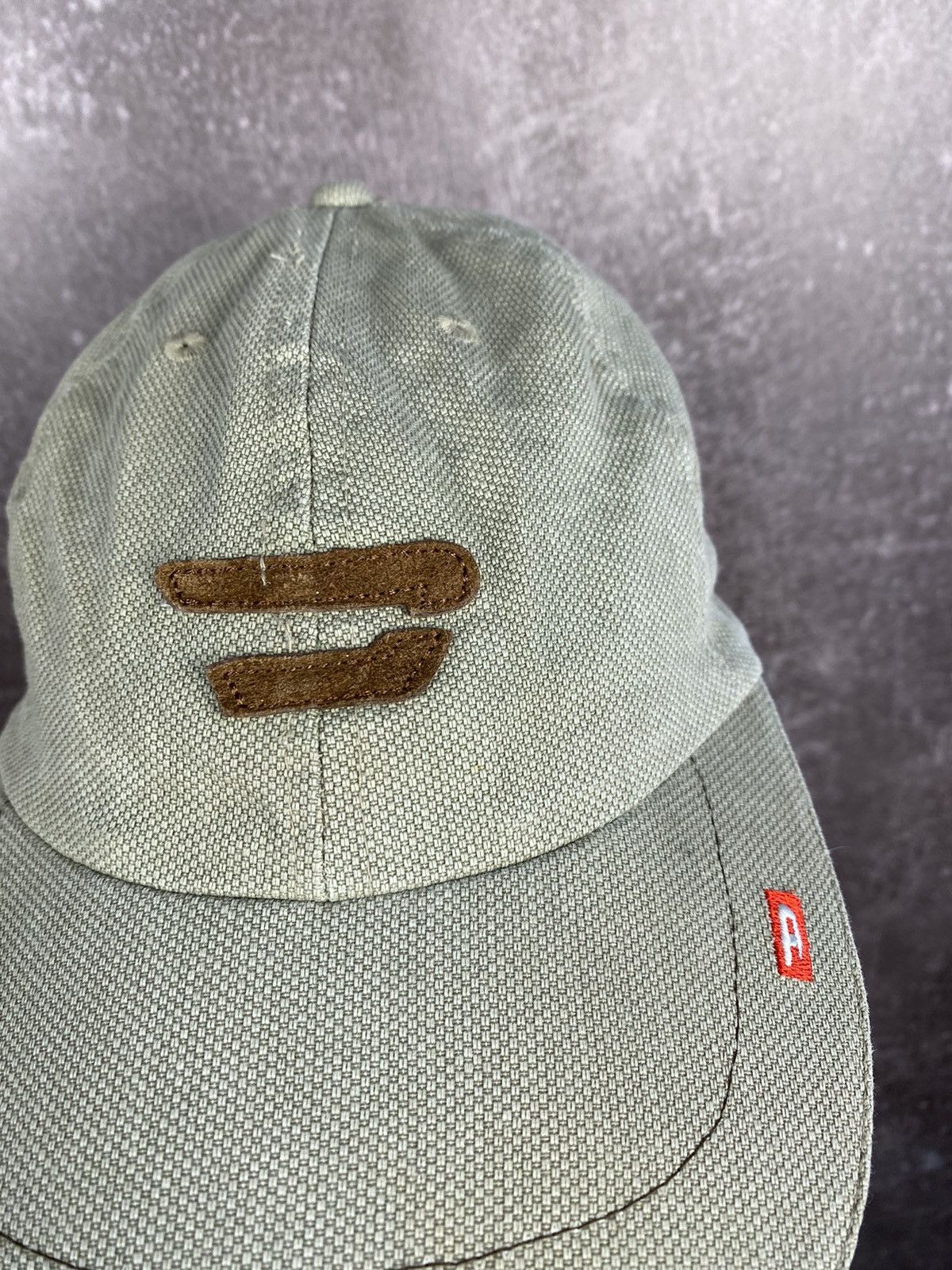 Diesel × Vintage Vintage Y2K Faded Distressed Diesel Denim Cap Hat Big Logo Size ONE SIZE - 8 Thumbnail