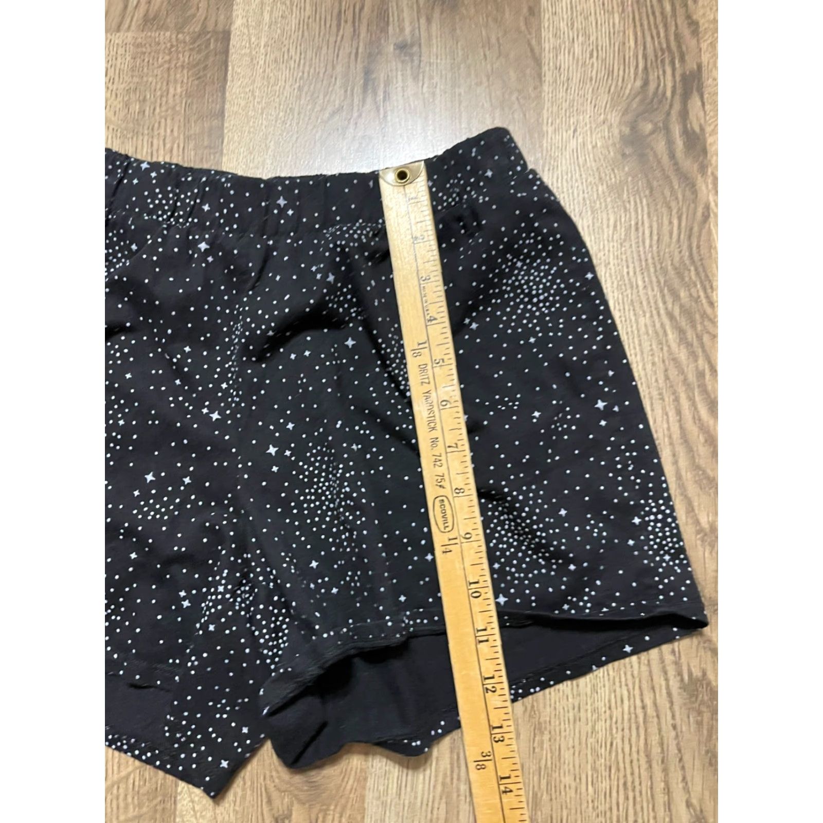 Vintage Maurices Sleep Shorts Women Small Sleep Shorts Black Solid Size 28" / US 6 / IT 42 - 7 Thumbnail