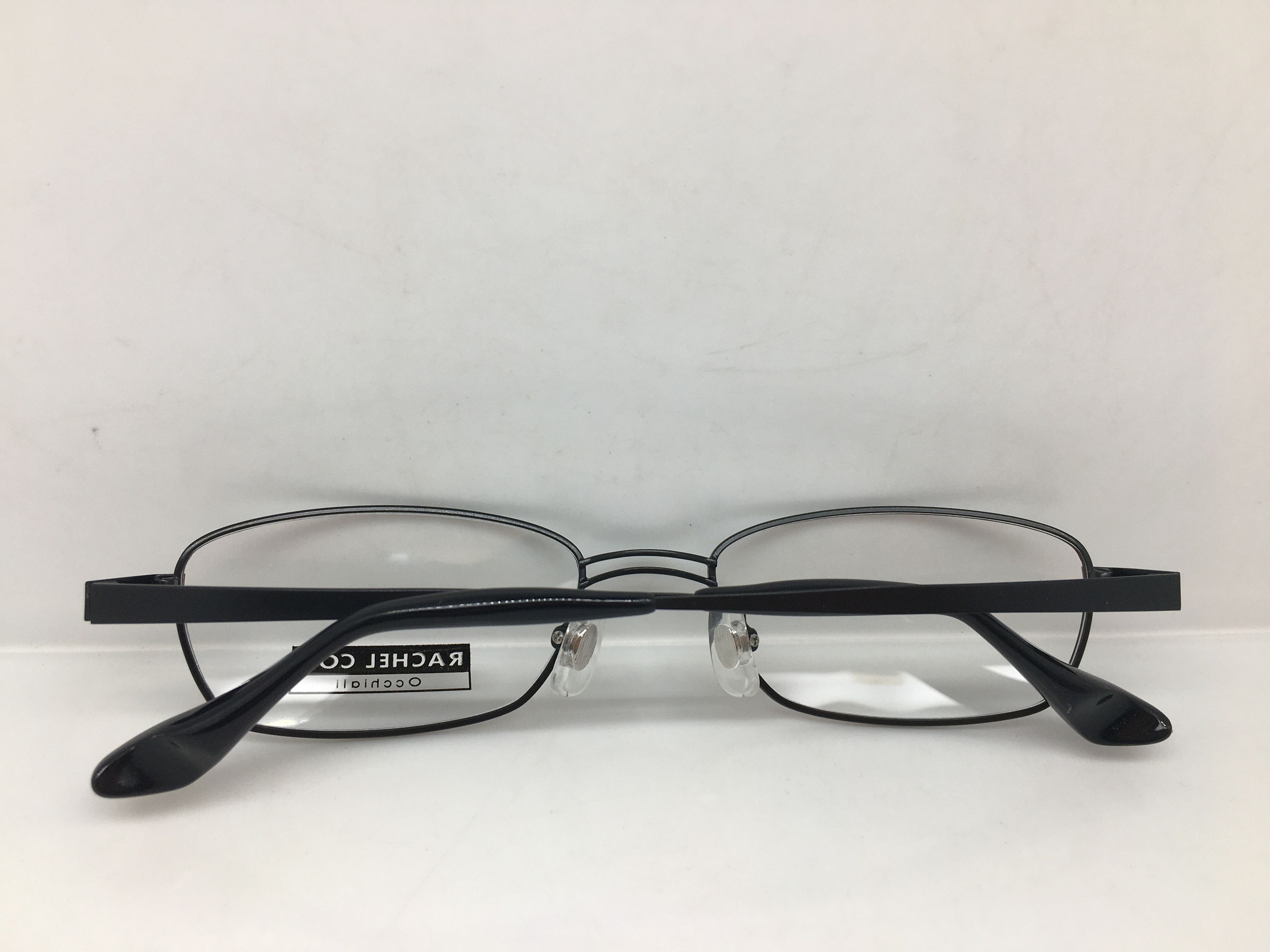 Vintage Vintage Rachel Cox R1246 Black RX Eyeglasses Frame Size ONE SIZE - 7 Thumbnail