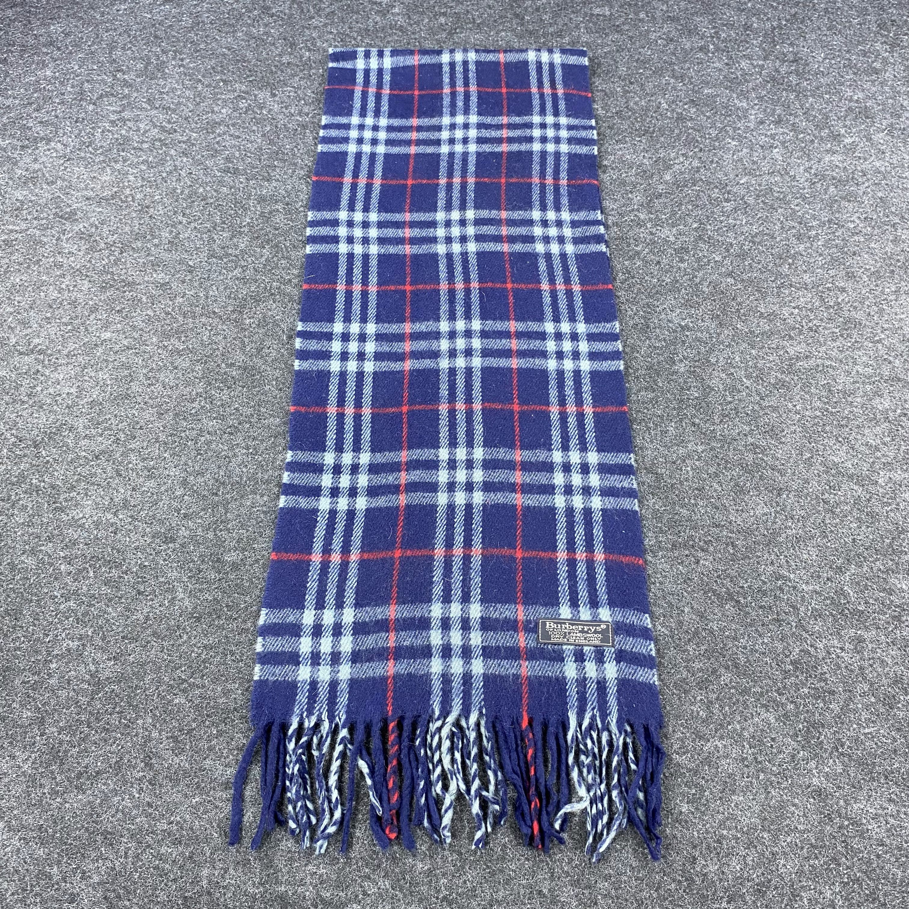 Burberry × Vintage GF10232 Burberry Scarf Neck Wear Muffler Nova Check Size ONE SIZE - 3 Thumbnail