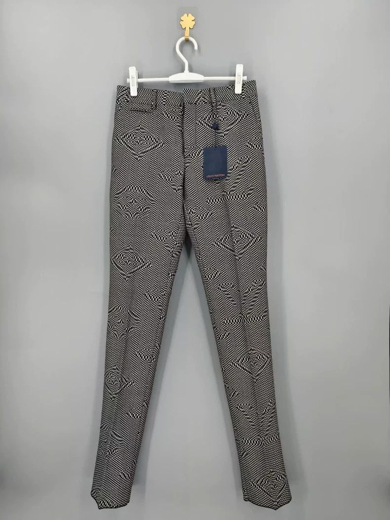 Louis Vuitton Louis Vuitton Houndstooth Monogram Trousers Size US 38 / EU 54 - 1 Thumbnail