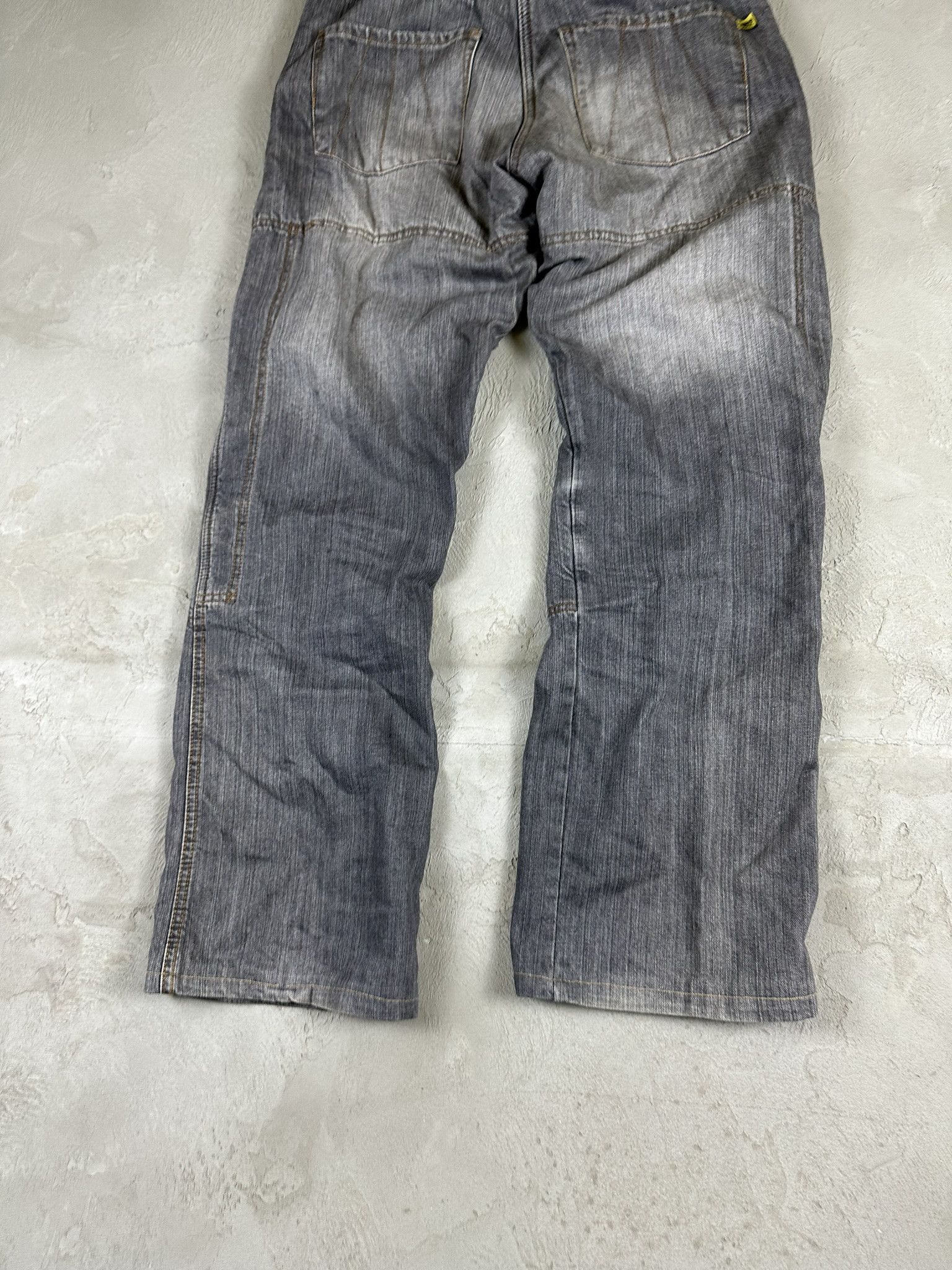 Draggin Jeans Vintage Y2k Draggin Jeans Faded Baggy Denim Jeans 00s Size US 34 / EU 50 - 5 Thumbnail