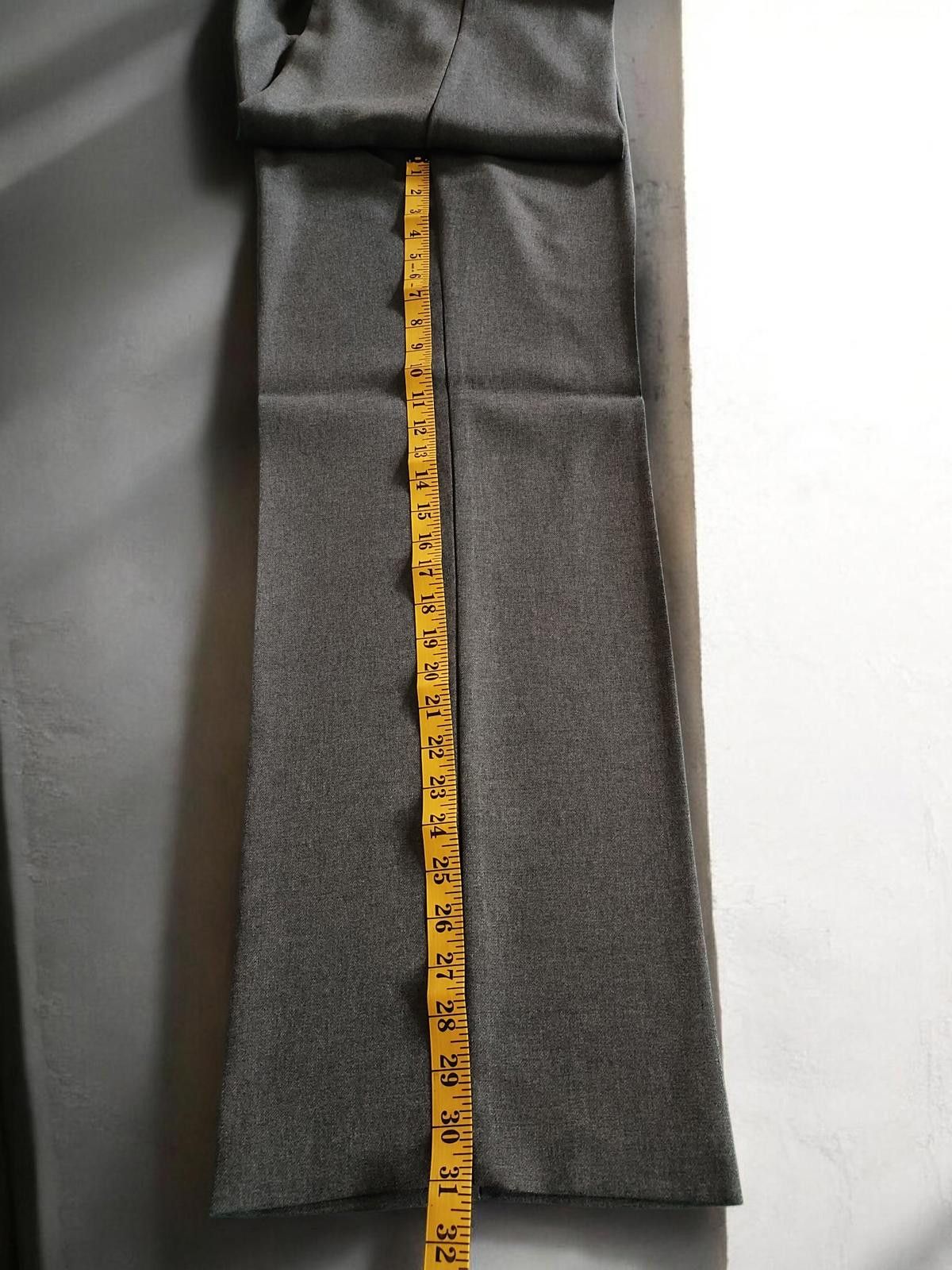 Other Gray Wide-Leg Dress Pants Size 16R - New With Tags Size 38" / US 16 / IT 52 - 7 Thumbnail
