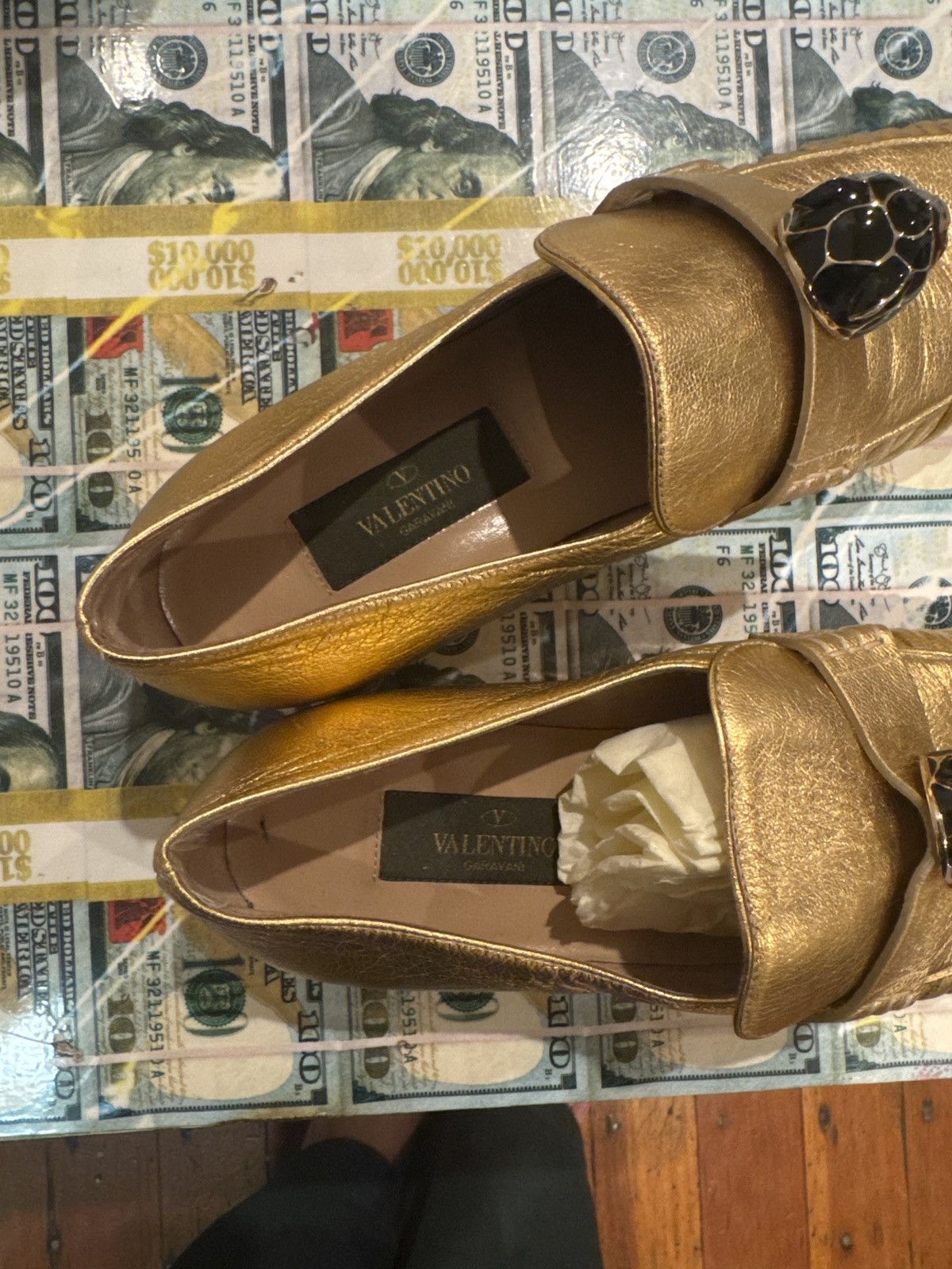 Valentino Nappa panther loafer Size US 7.5 / IT 37.5 - 6 Thumbnail