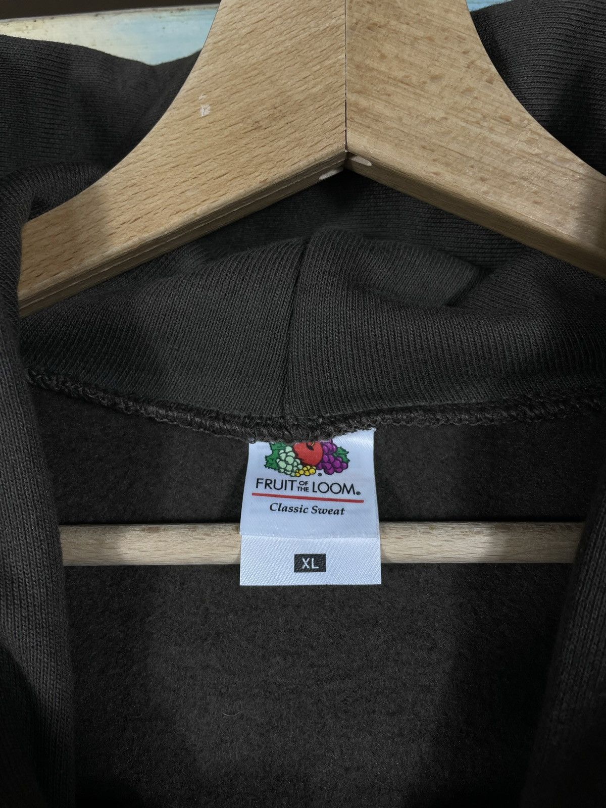 Fruit Of The Loom × Vintage vintage y2k blank oversize baggy hoodie sweatshirt basic y2k Size US XL / EU 56 / 4 - 6 Thumbnail