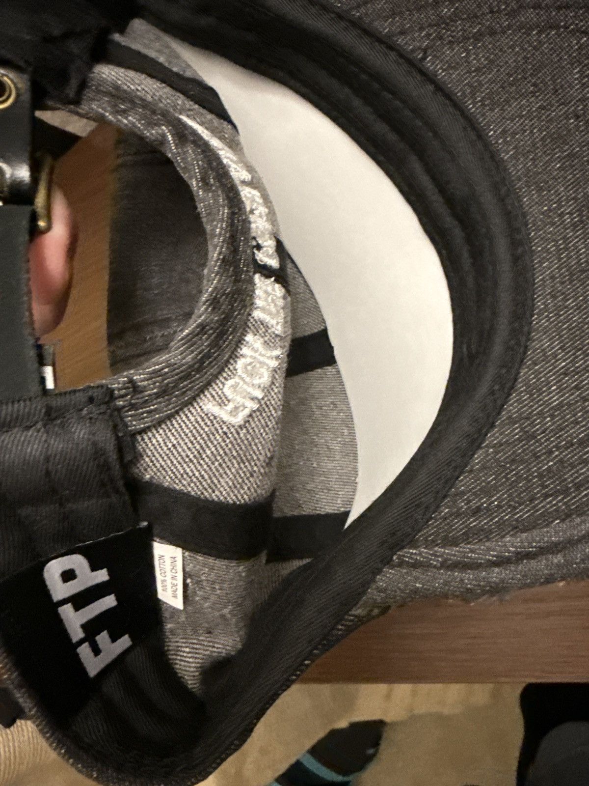 Fuck The Population FTP Denim Logo Camp Cap Size ONE SIZE - 3 Thumbnail