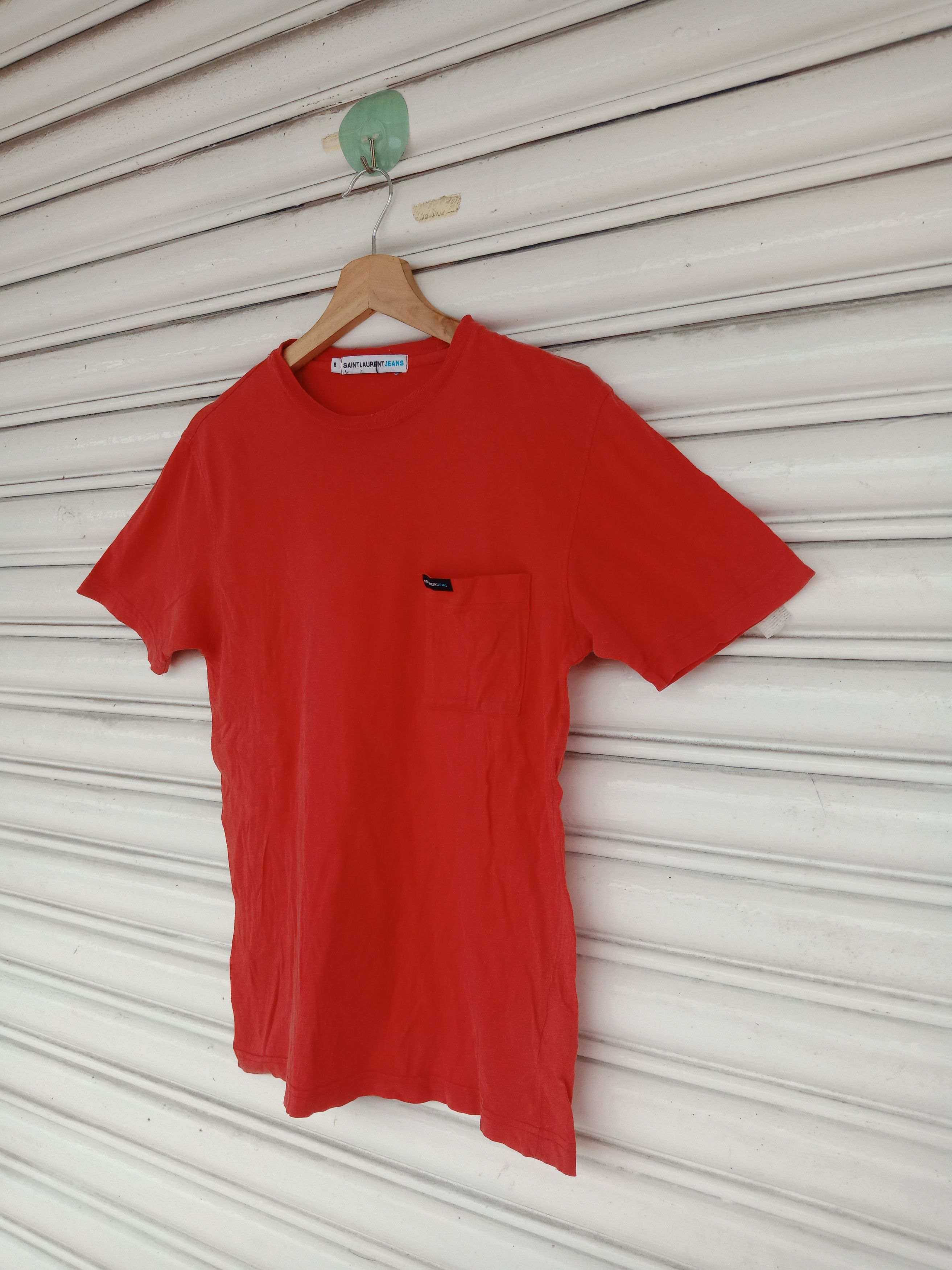 Saint Laurent Paris Saint Laurent Paris Pocket Tee Size US S / EU 44-46 / 1 - 3 Thumbnail