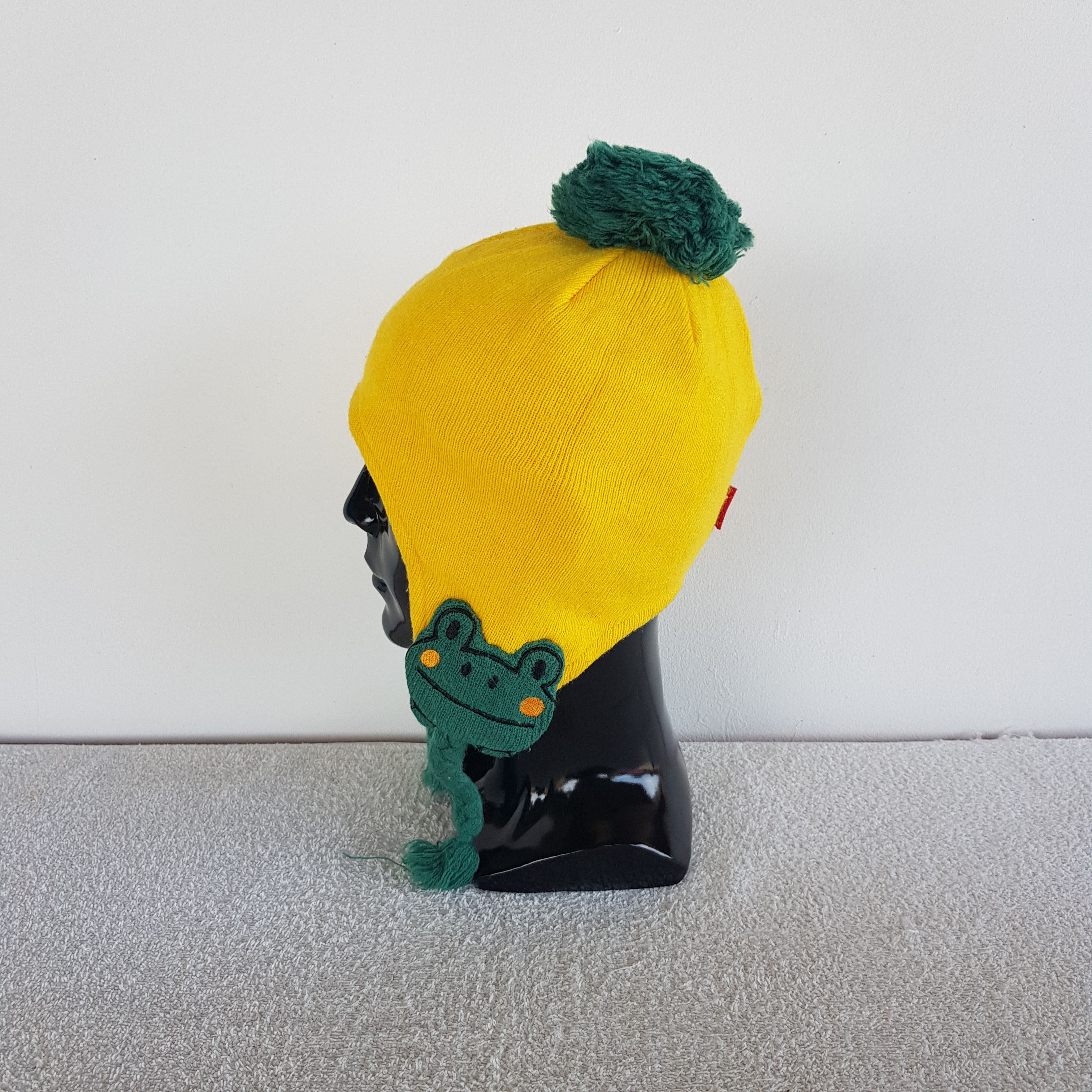 Other Vintage Japanese Earflap Beanie Ribbed Knit Snow Caps Hats. Size ONE SIZE - 4 Thumbnail