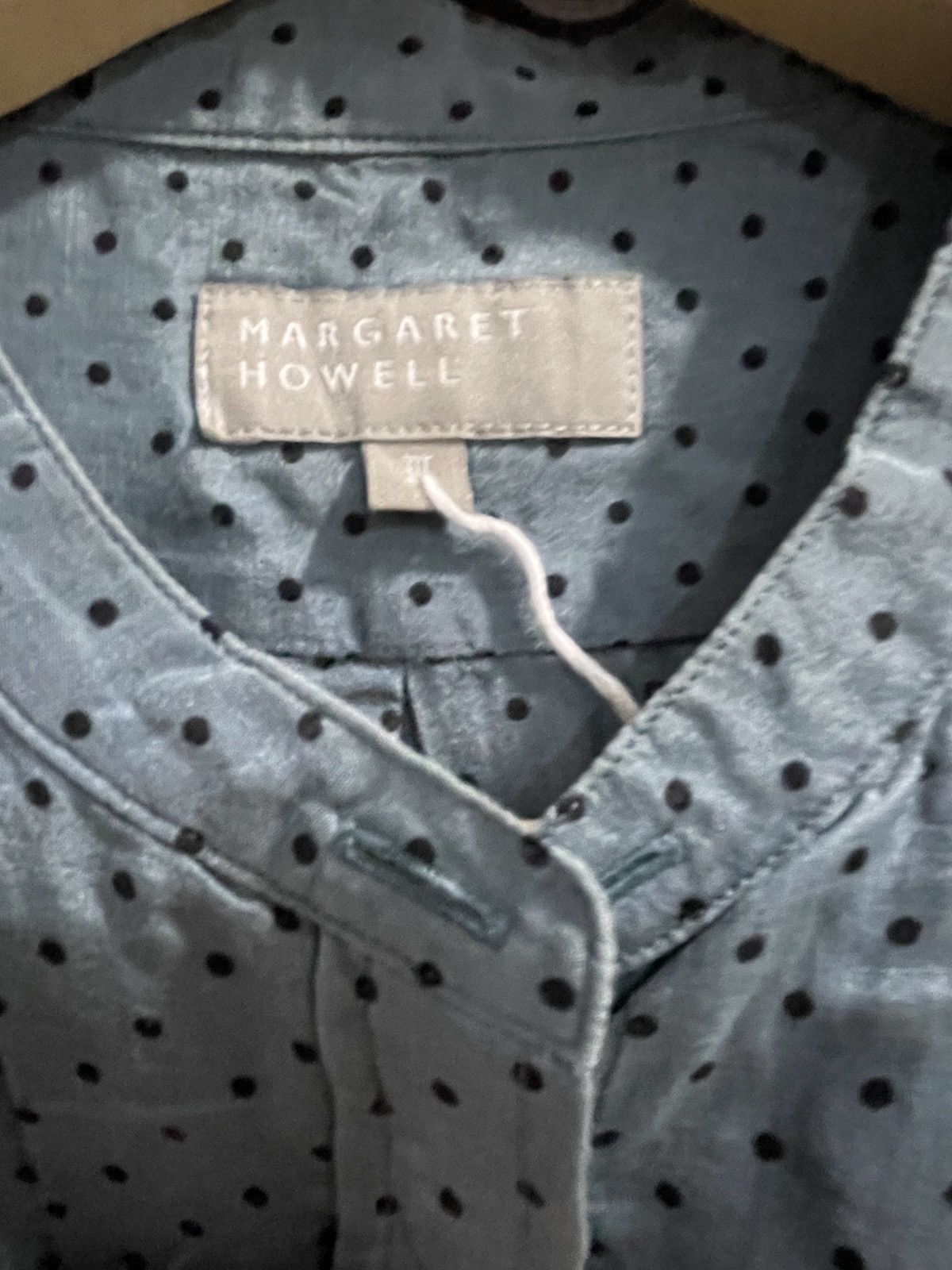 Margaret Howell Margaret Howel Simple Shirt Cotton Polka Pattern Size M / US 6-8 / IT 42-44 - 3 Thumbnail