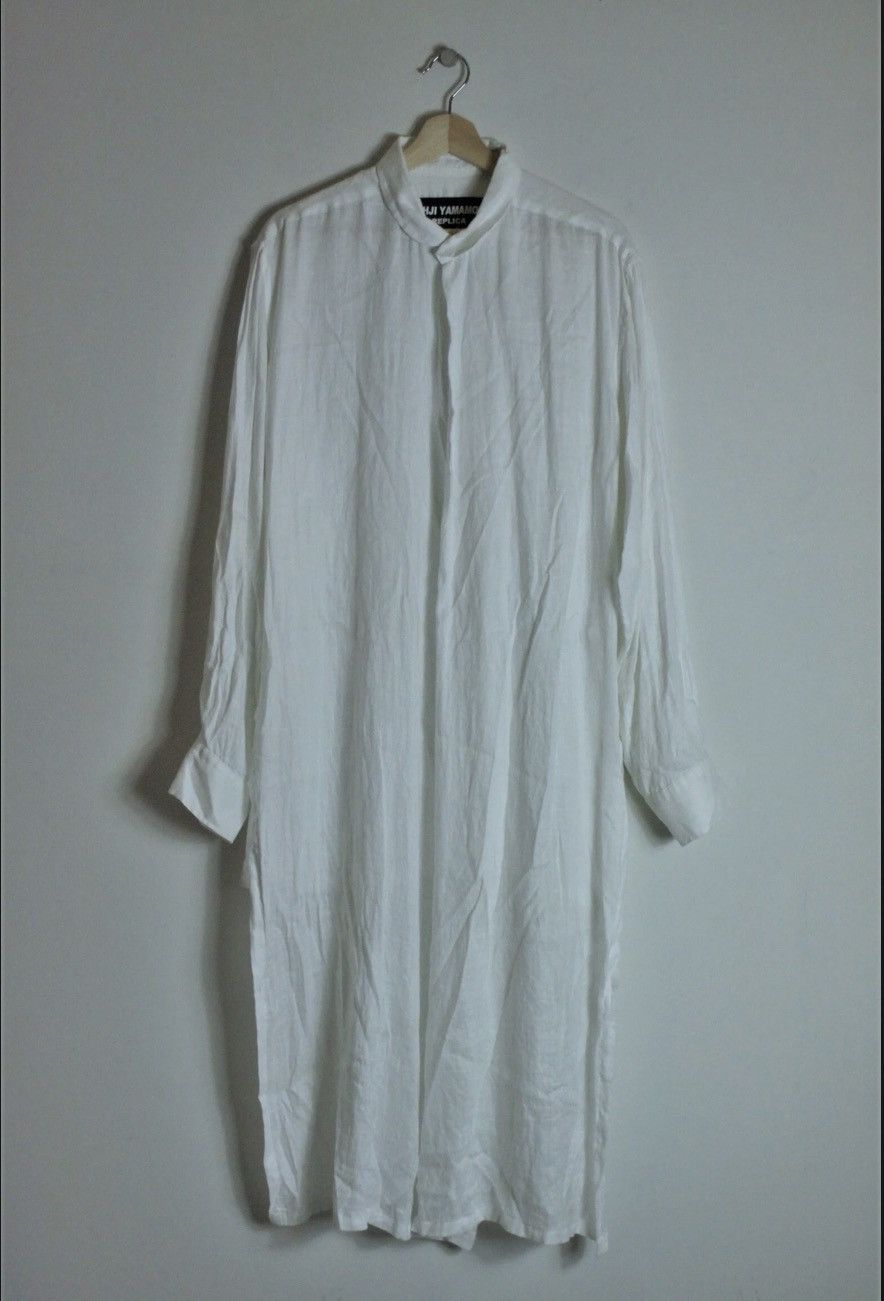 Yohji Yamamoto Yohji Yamamoto SS16 Replica (SS94) Long Linen Shirt Size US L / EU 52-54 / 3 - 1 Thumbnail