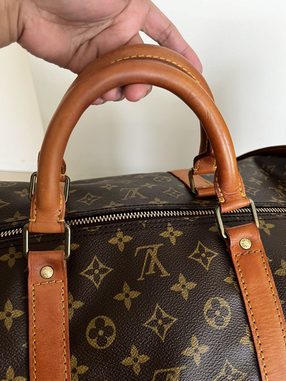 Louis Vuitton Authentic Louis Vuitton Keepall Bandouliere/Vintage/Brown Size ONE SIZE - 8 Thumbnail