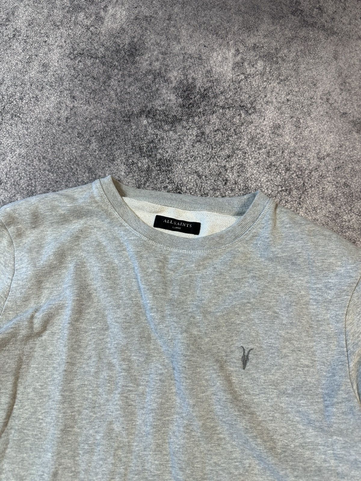 Allsaints × Vintage Allsaints Sweatshirt Streetwear Rare Causal USA Style L Size US L / EU 52-54 / 3 - 2 Thumbnail