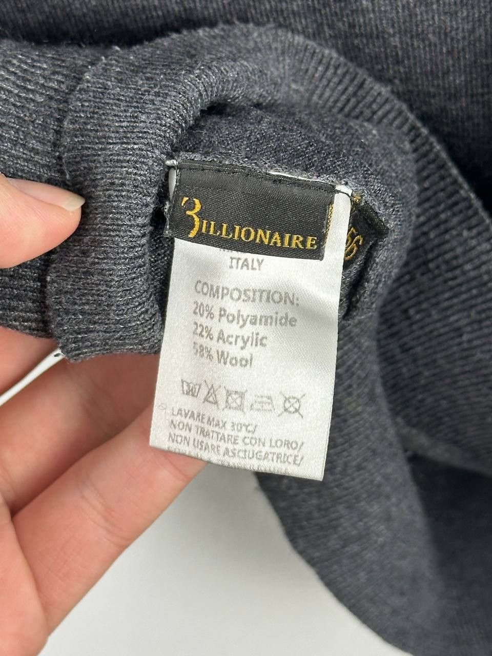 Billionaire Couture Billionaire Luxury Cotton Logo Sweater Made In Italy Size US M / EU 48-50 / 2 - 11 Thumbnail
