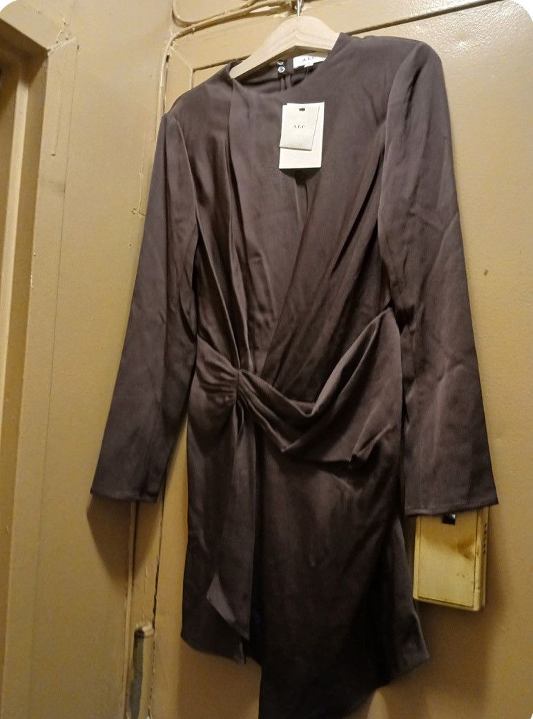 A.L.C. A.L.C. Kay Mini Dress - Satin/ Ganache Orig: $450 Size S / US 4 / IT 40 - 2 Thumbnail