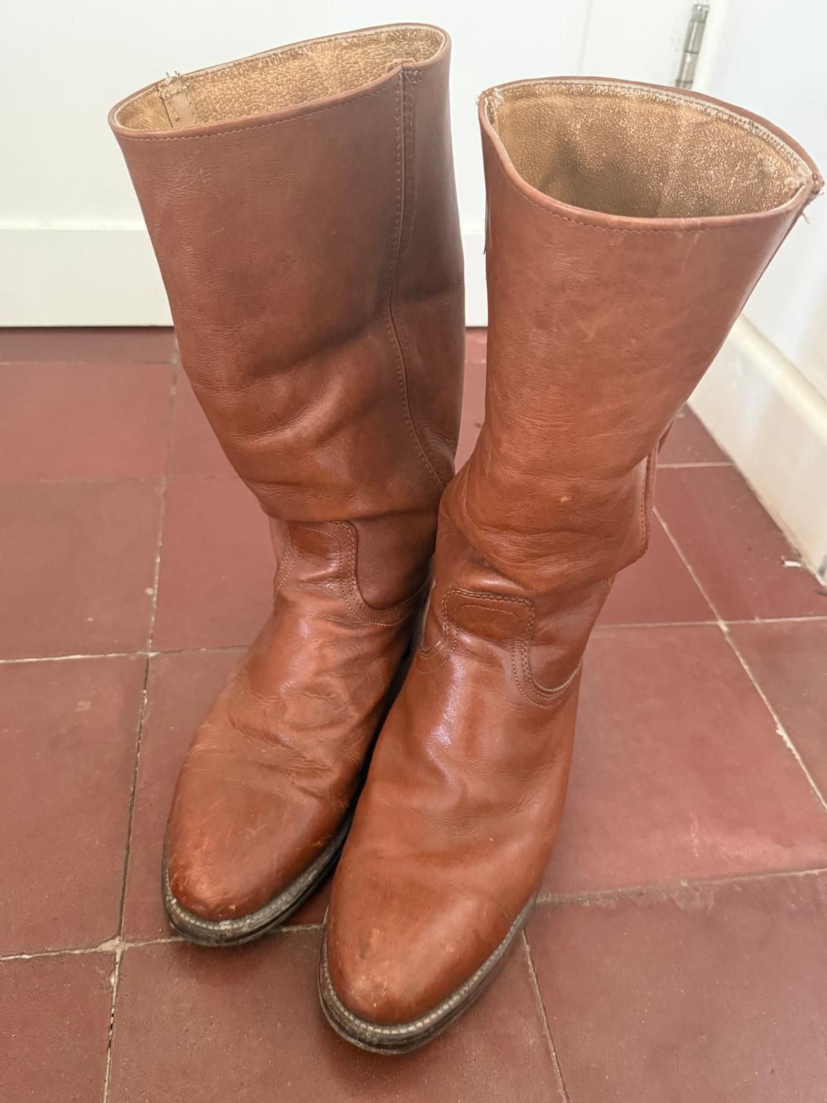 Frye Vintage early 1970s frye leather campus boots Size US 11 / EU 44 - 10 Thumbnail