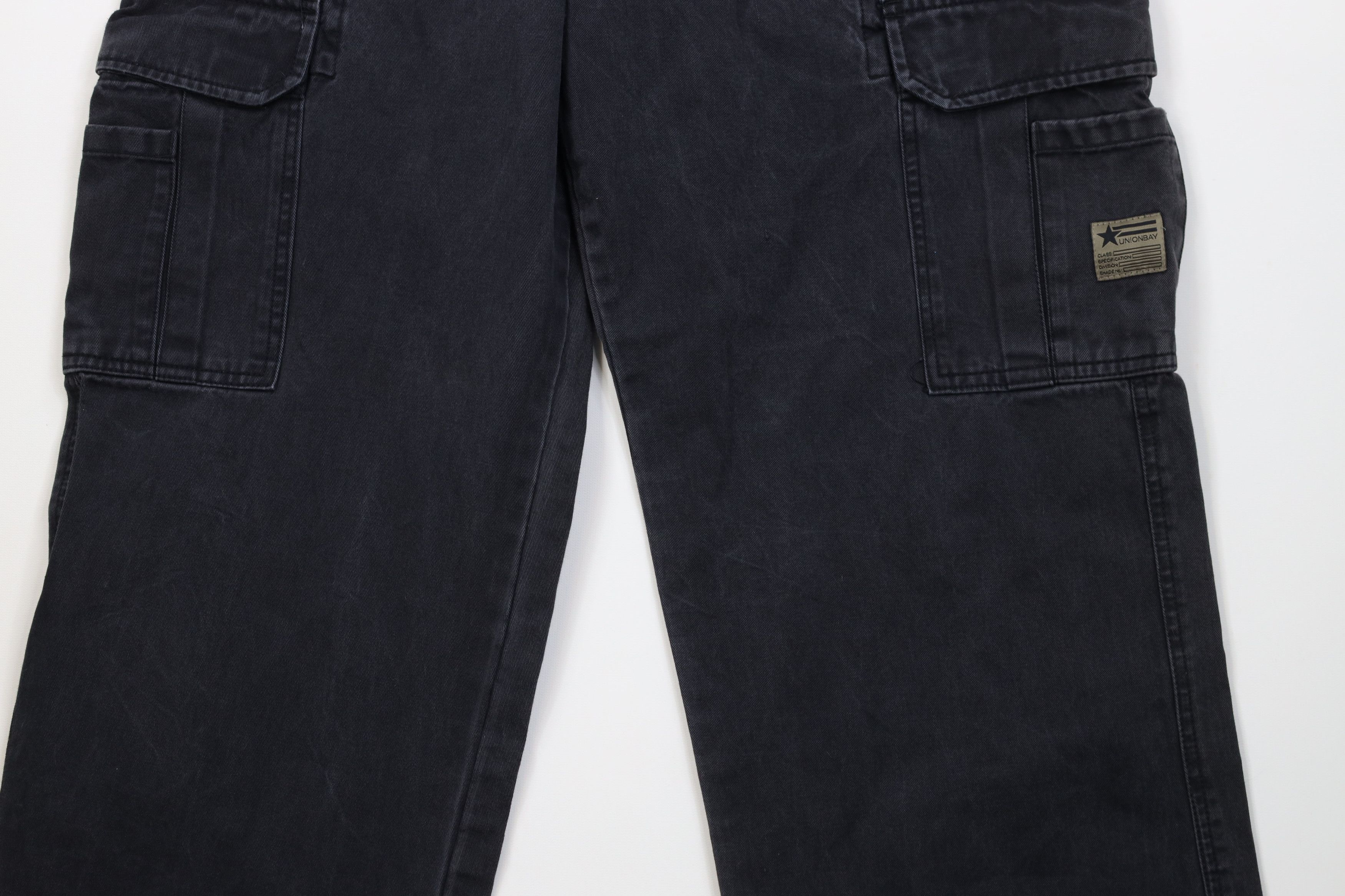 UNIONBAY Vintage 90s Y2K Unionbay Surfing Baggy Wide Leg Cargo Pants Size US 32 / EU 48 - 3 Thumbnail