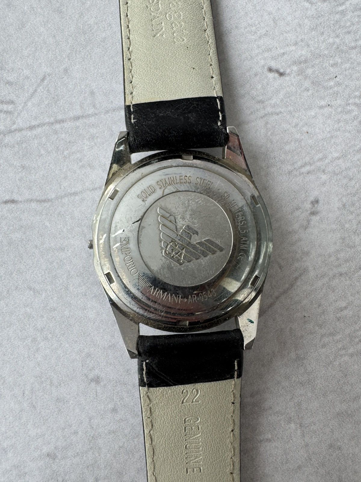 Emporio Armani × Vintage Emporio Armani Watch Vintage Size ONE SIZE - 8 Thumbnail