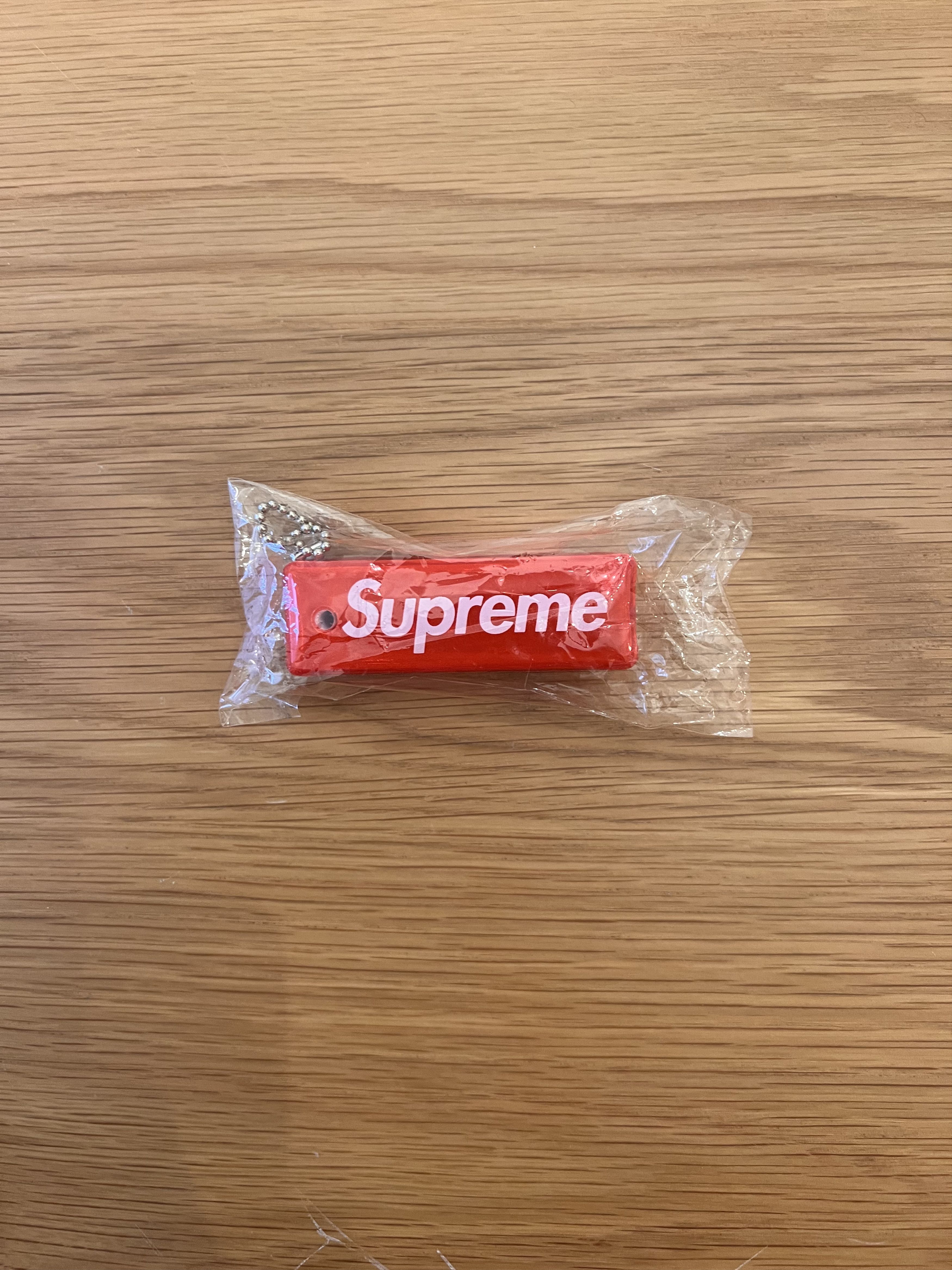 Supreme Supreme FW14 Reflective Puffy Keychain Red Box Logo Size ONE SIZE - 2 Thumbnail
