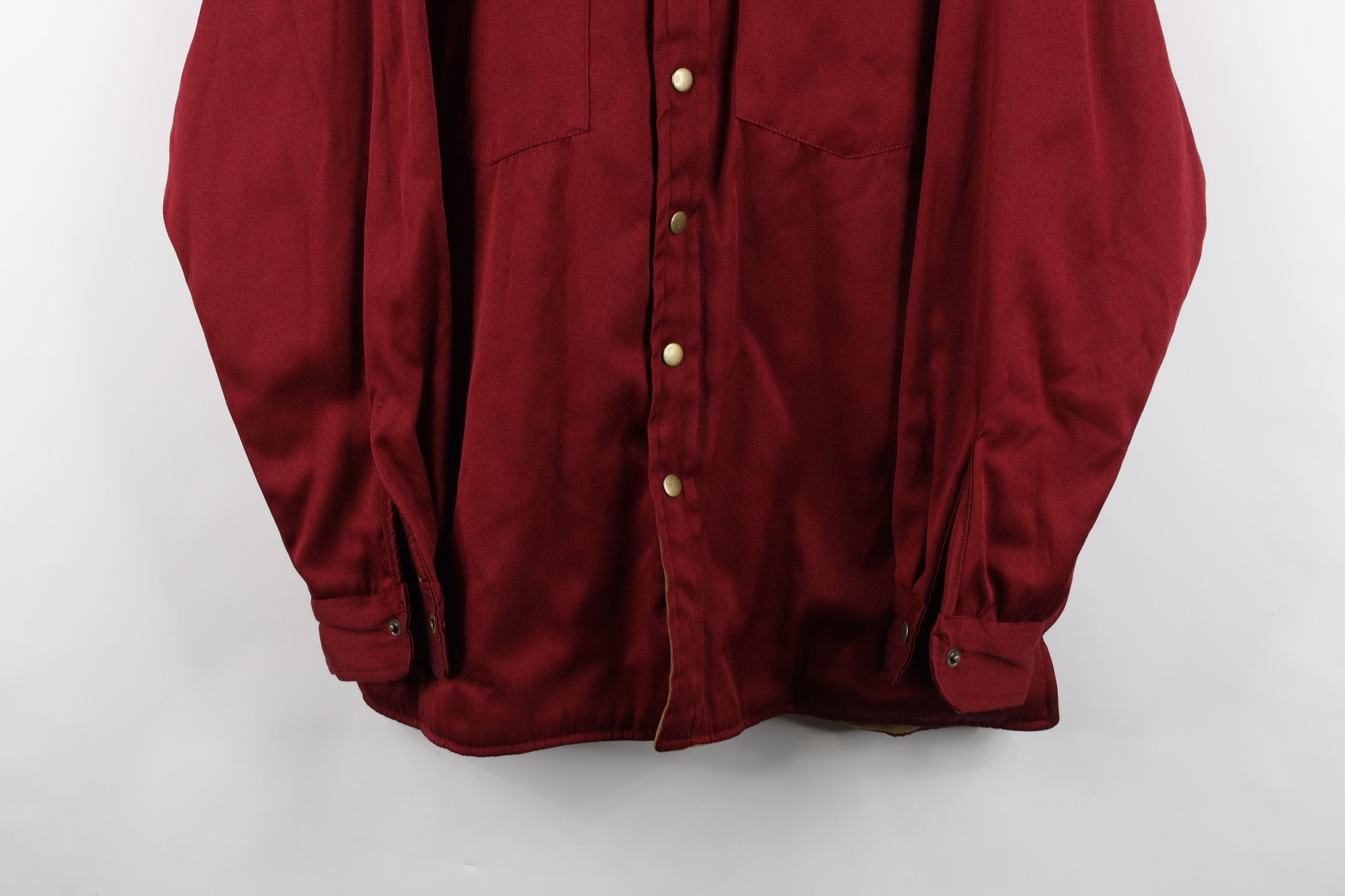 Vintage Vintage 90s Y2K Streetwear Lined Button Shirt Jacket Jac Size US L / EU 52-54 / 3 - 3 Thumbnail