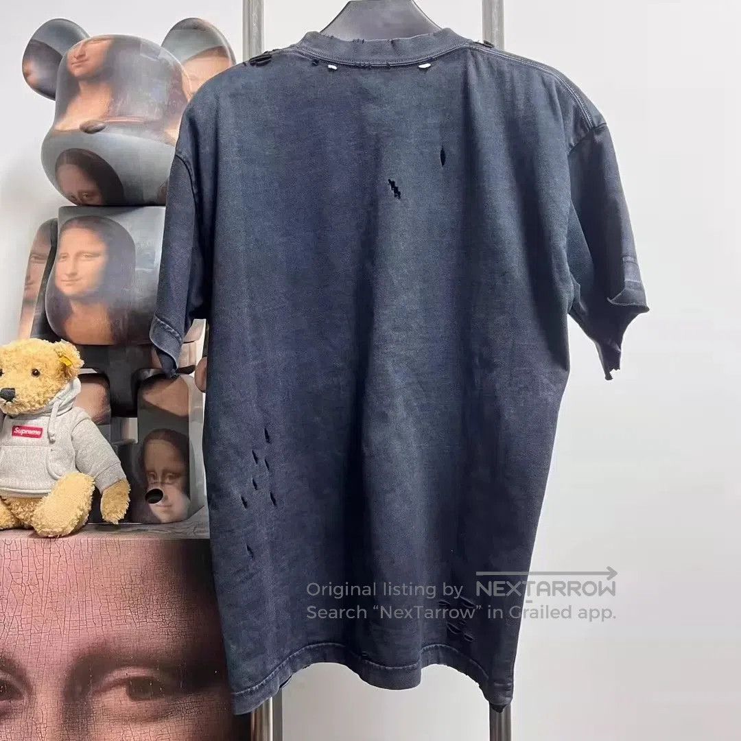 Balenciaga Balenciaga Double B Destruction Short Sleeve. Size US M / EU 48-50 / 2 - 2 Thumbnail