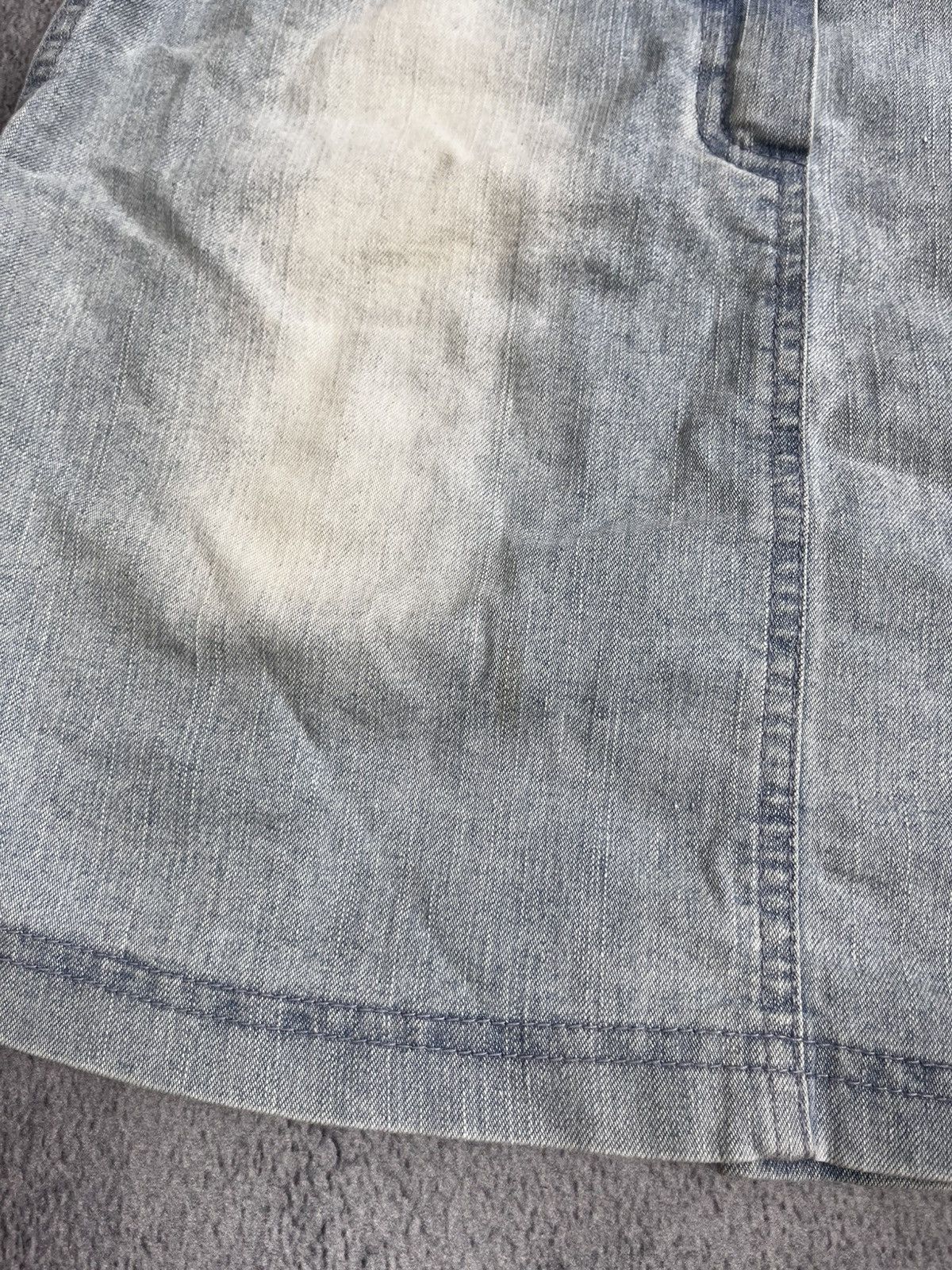 Other Vintage Y2K faded flared denim mini skirt Japanese style Size 28" / US 6 / IT 42 - 8 Thumbnail