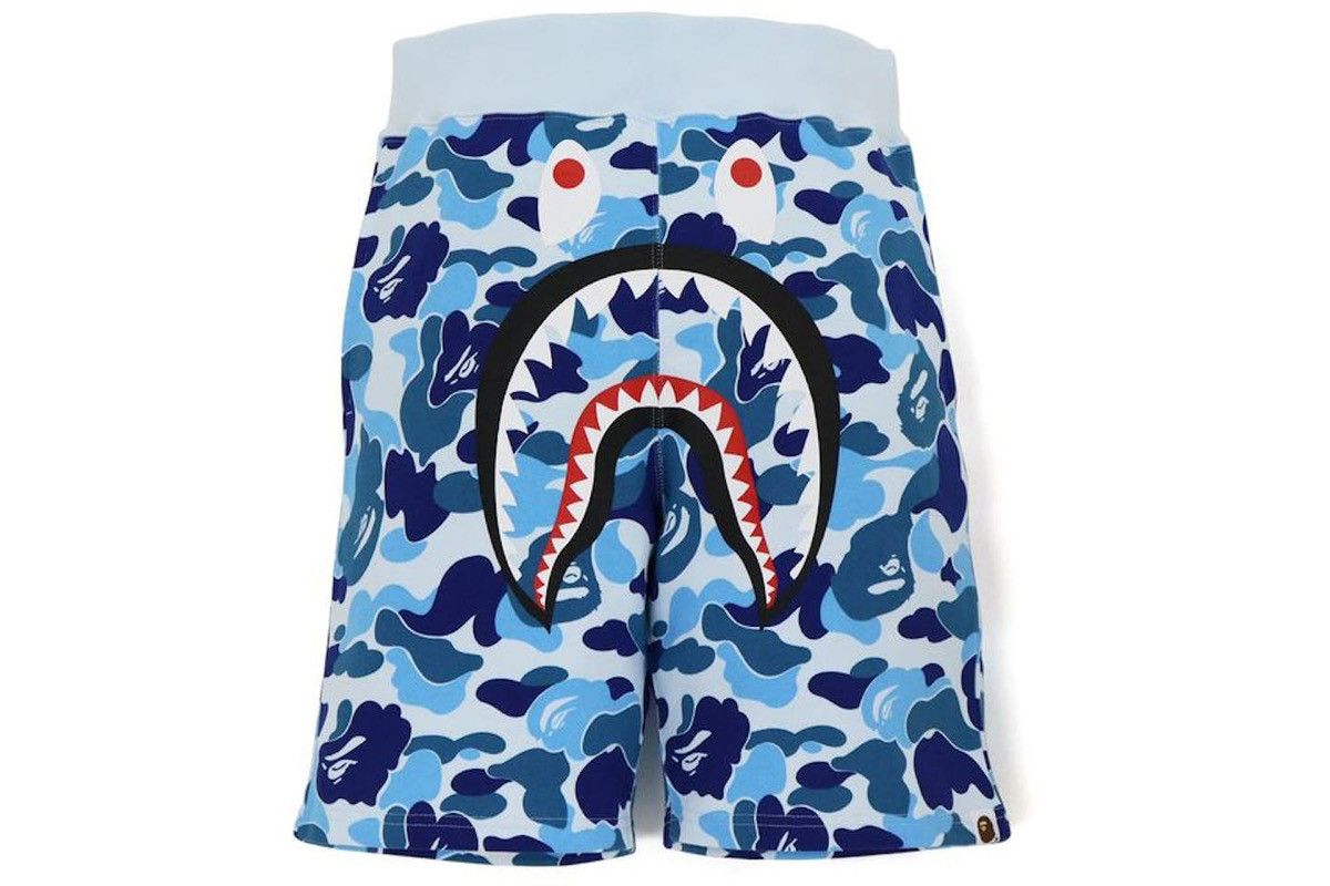 Bape BAPE Big ABC Camo Shark Sweat Shorts Size US 37 - 1 Thumbnail