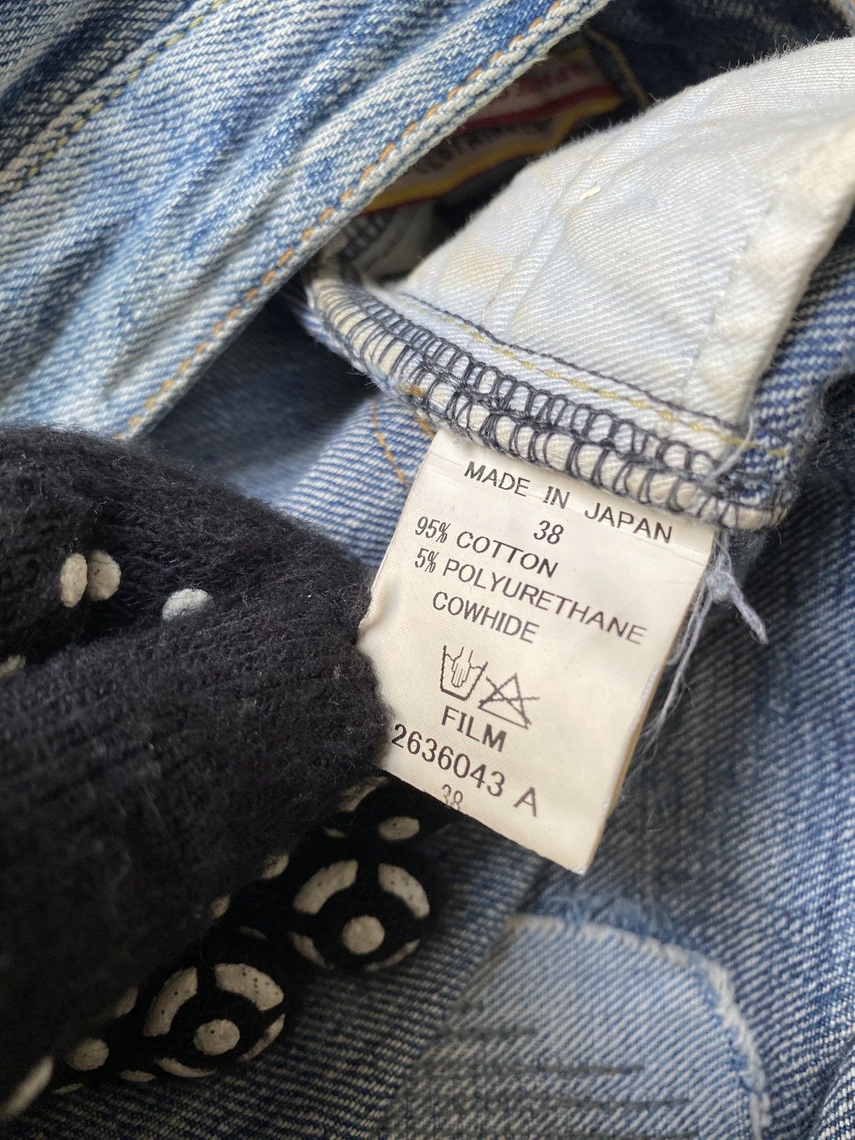 Japanese Brand Double Standard Clothing Japan Distressed Honeycomb Selvedge Size US 30 / EU 46 - 21 Thumbnail