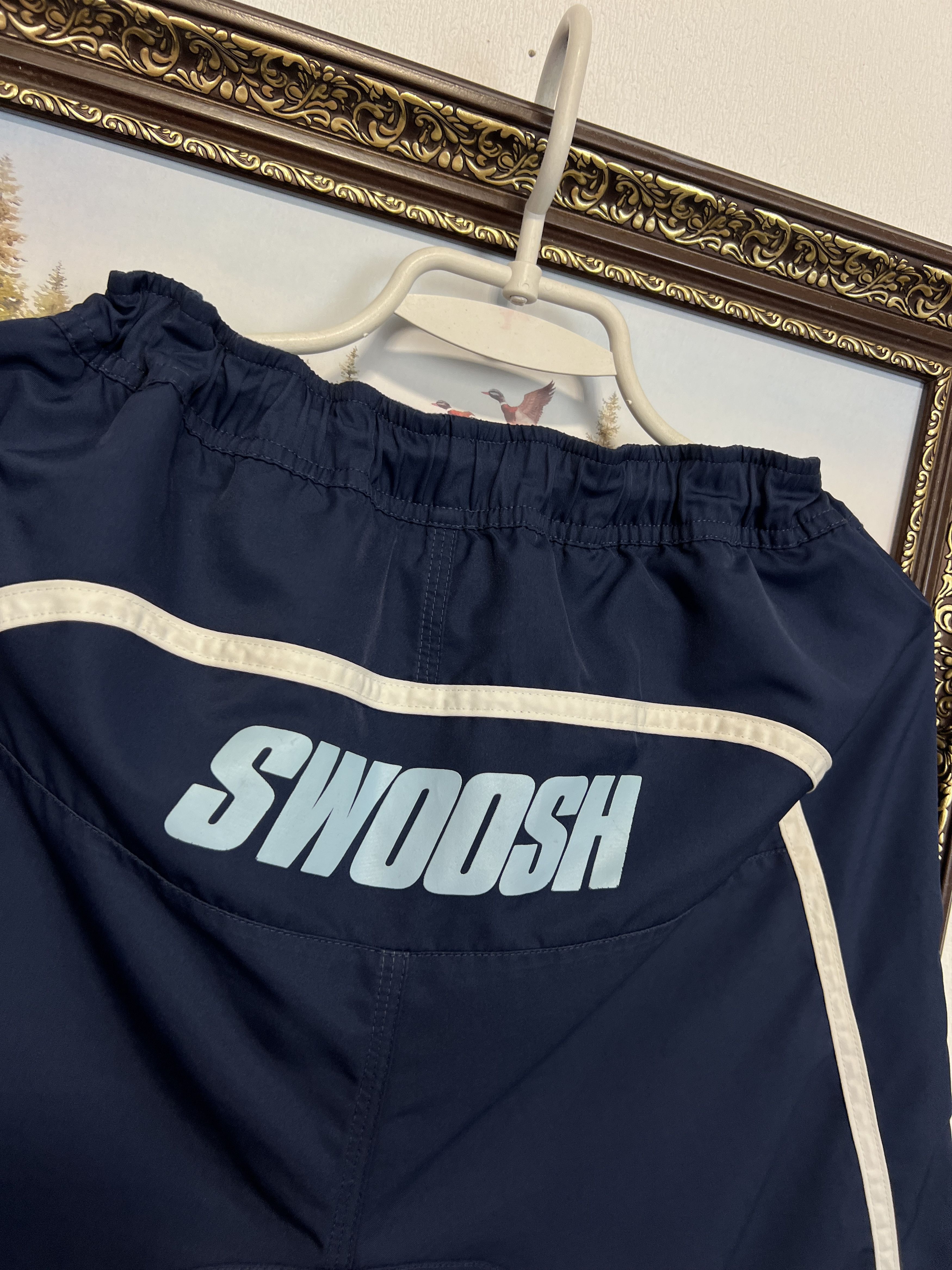 Nike Vintage Nike Shorts Track Swoosh Rare Y2K Hype Athletic Run Size US 32 / EU 48 - 10 Thumbnail