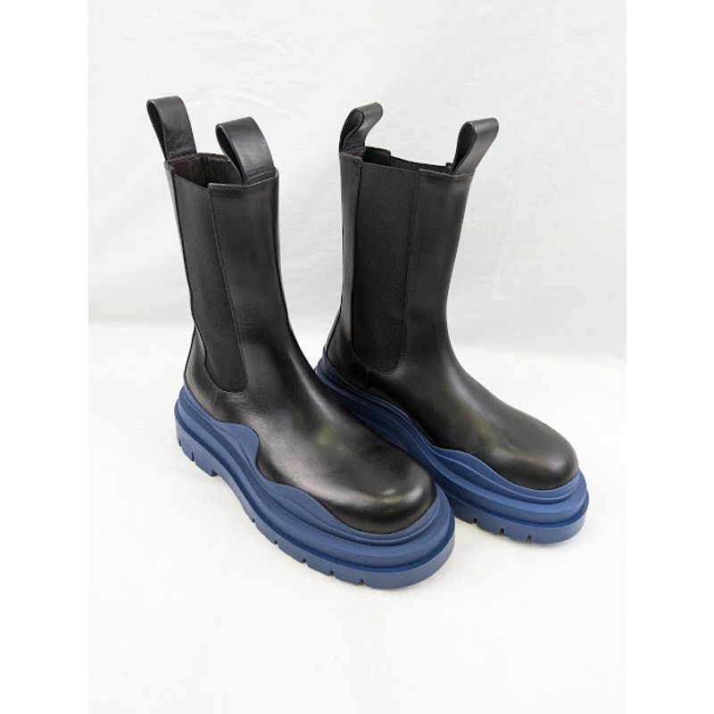 Bottega Veneta o1rshd1 Tire Boots in Black Size US 11 / EU 44 - 14 Thumbnail