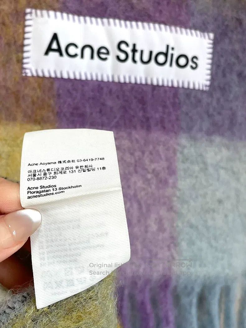 Acne Studios Acne Studios Mohair Scarf with Fringe Size ONE SIZE - 5 Thumbnail
