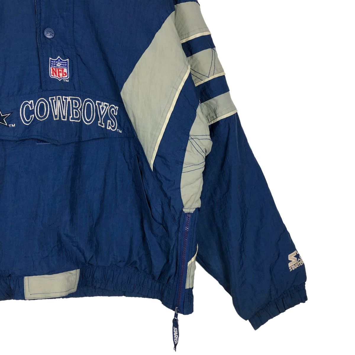 NFL 🔥90’s Vintage Bomber Jacket NFL Starter Cowboys Big Logo Size US XL / EU 56 / 4 - 5 Thumbnail