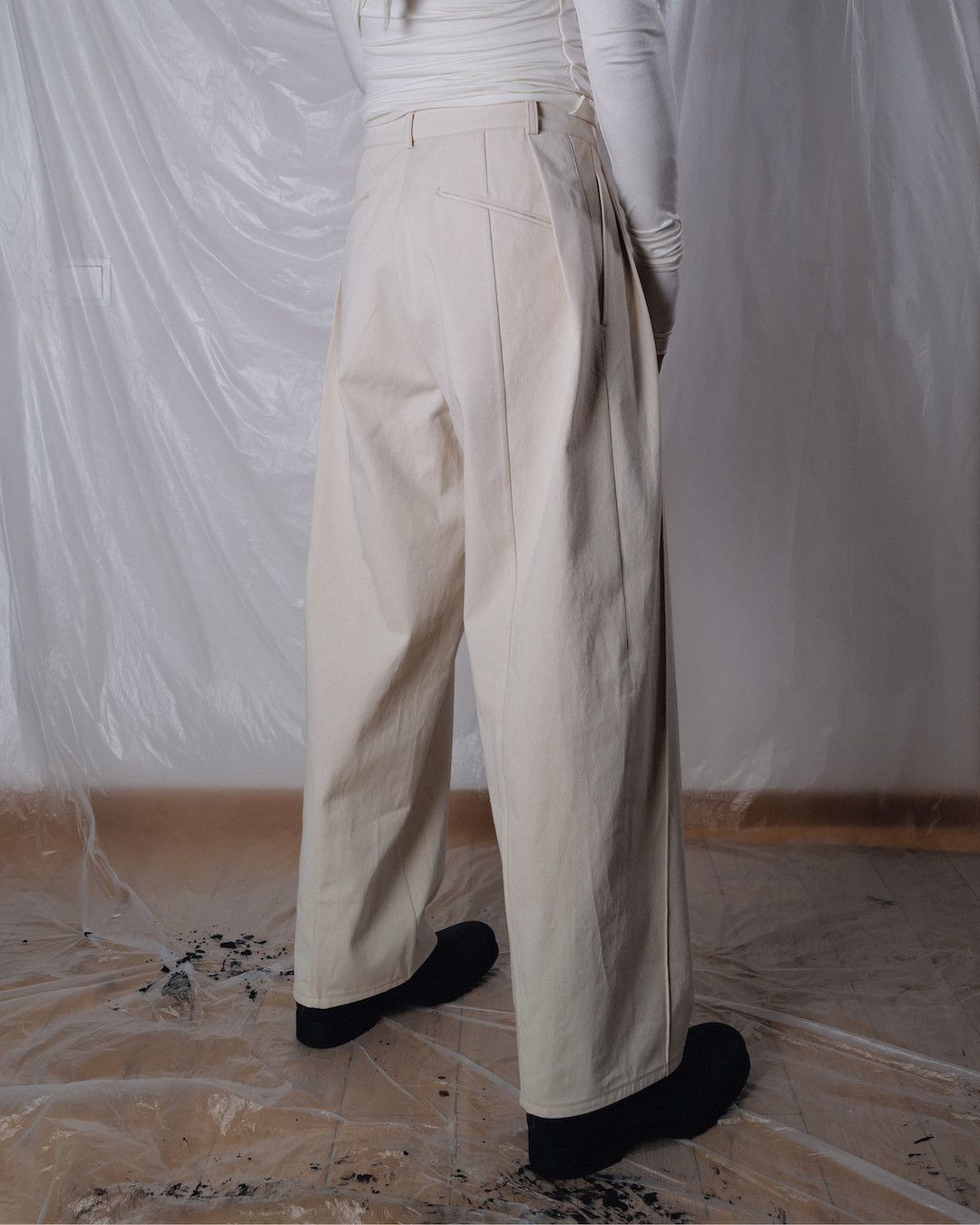 Other PLEATED COTTON PANTS Size US 32 / EU 48 - 2 Thumbnail
