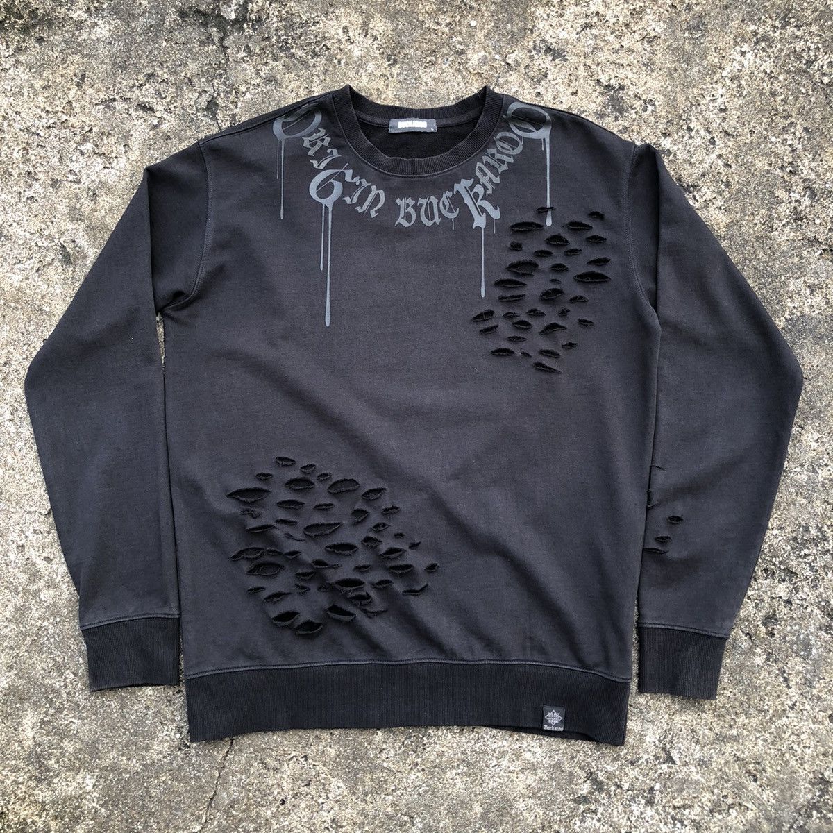 Japanese Brand Buckaroo Distressed Dark Avant Garde Style Japanese Archive Size US L / EU 52-54 / 3 - 18 Thumbnail